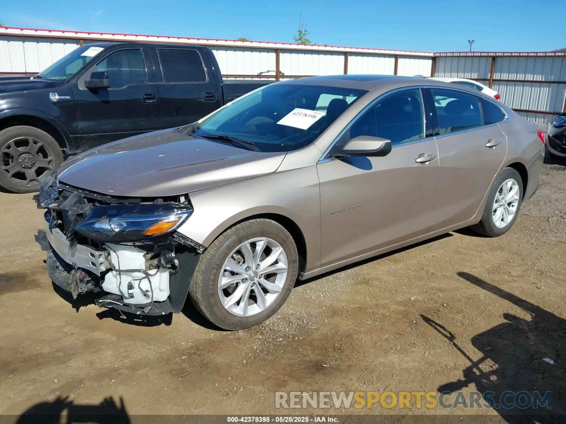 2 fotografías del automóvil dañado 1G1ZD5ST7NF116129 CHEVROLET MALIBU 2022
