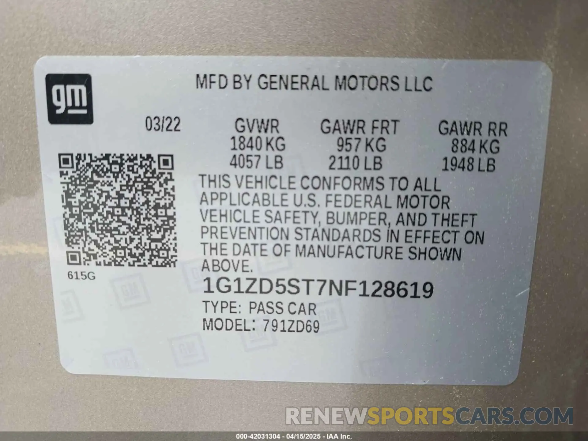 9 fotografías del automóvil dañado 1G1ZD5ST7NF128619 CHEVROLET MALIBU 2022