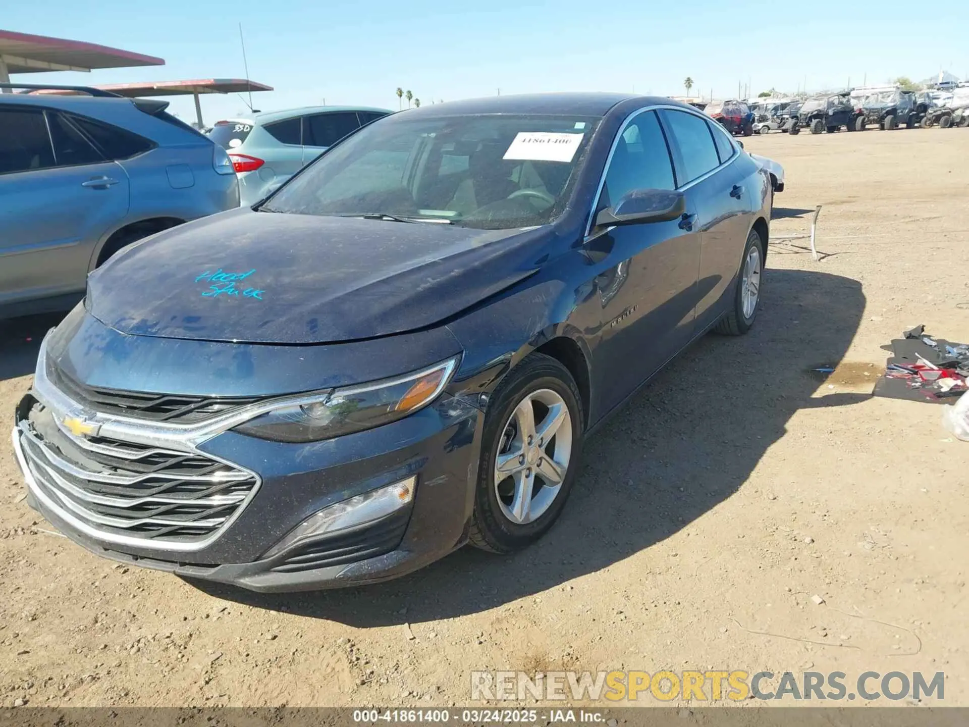 2 fotografías del automóvil dañado 1G1ZD5ST7NF134842 CHEVROLET MALIBU 2022