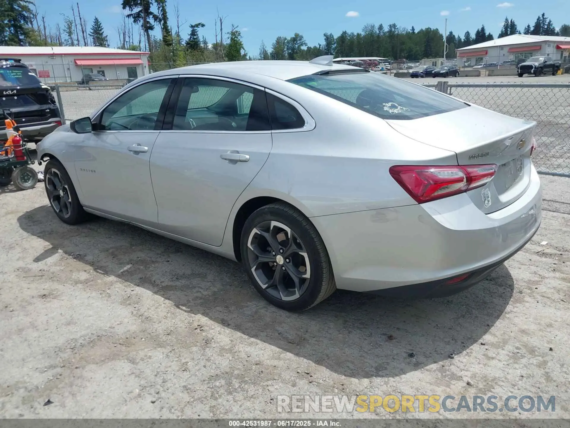 3 fotografías del automóvil dañado 1G1ZD5ST7NF140009 CHEVROLET MALIBU 2022