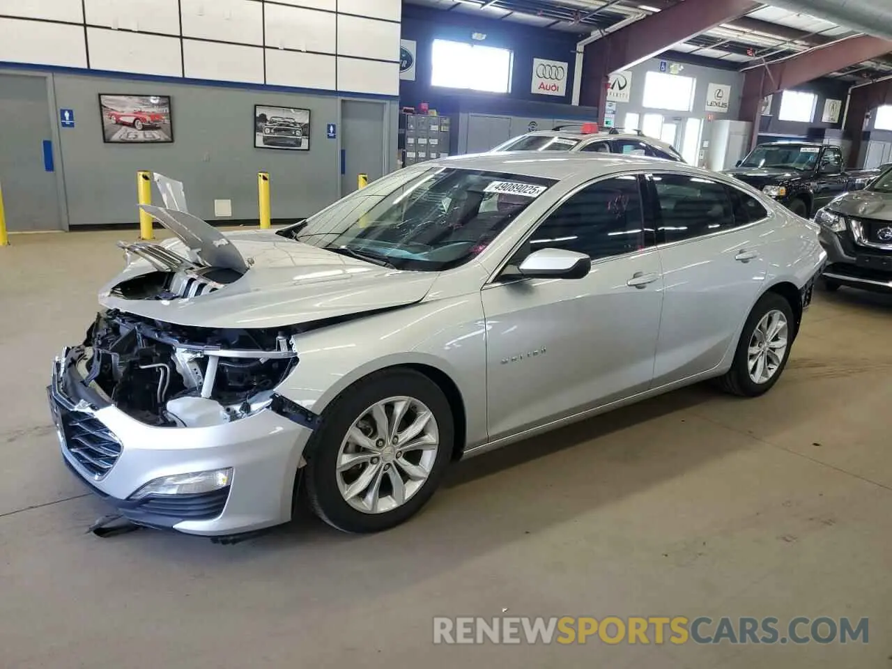 1 fotografías del automóvil dañado 1G1ZD5ST7NF156548 CHEVROLET MALIBU 2022