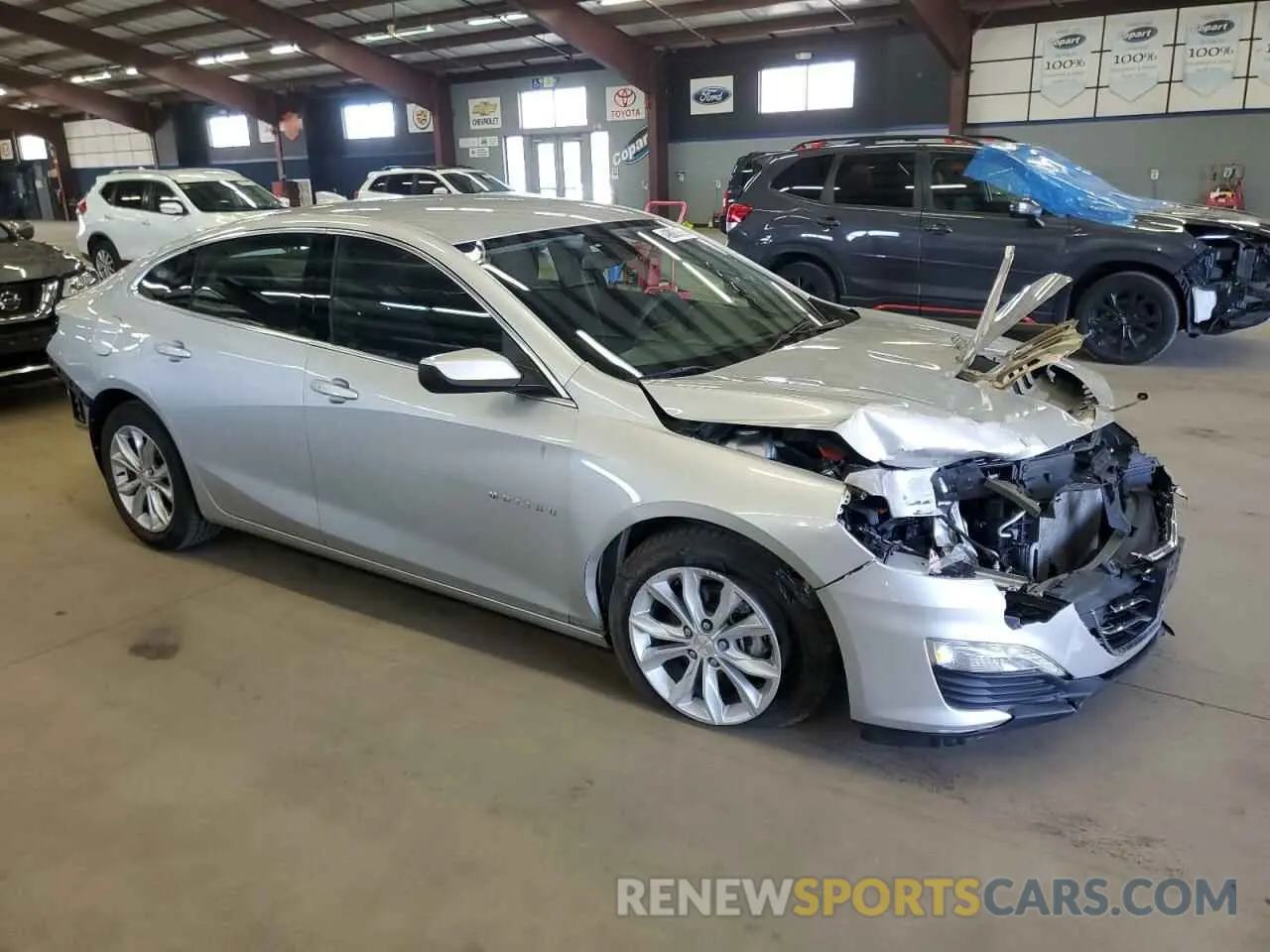 4 fotografías del automóvil dañado 1G1ZD5ST7NF156548 CHEVROLET MALIBU 2022