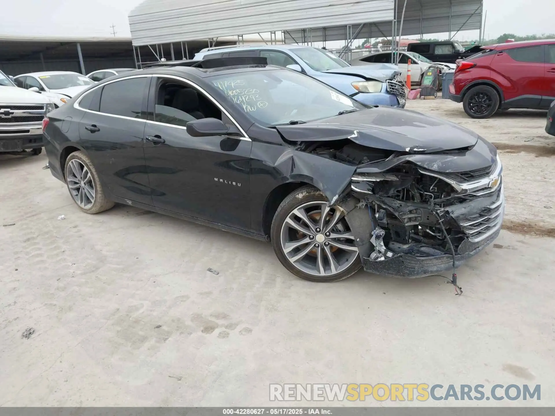 1 fotografías del automóvil dañado 1G1ZD5ST7NF164293 CHEVROLET MALIBU 2022
