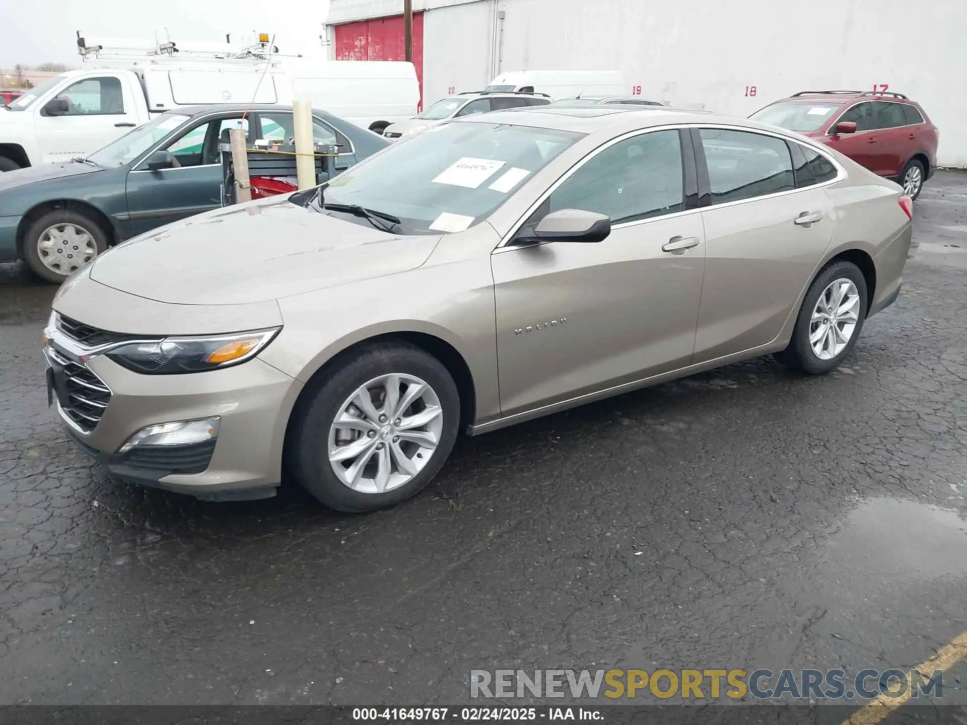 2 fotografías del automóvil dañado 1G1ZD5ST7NF170157 CHEVROLET MALIBU 2022