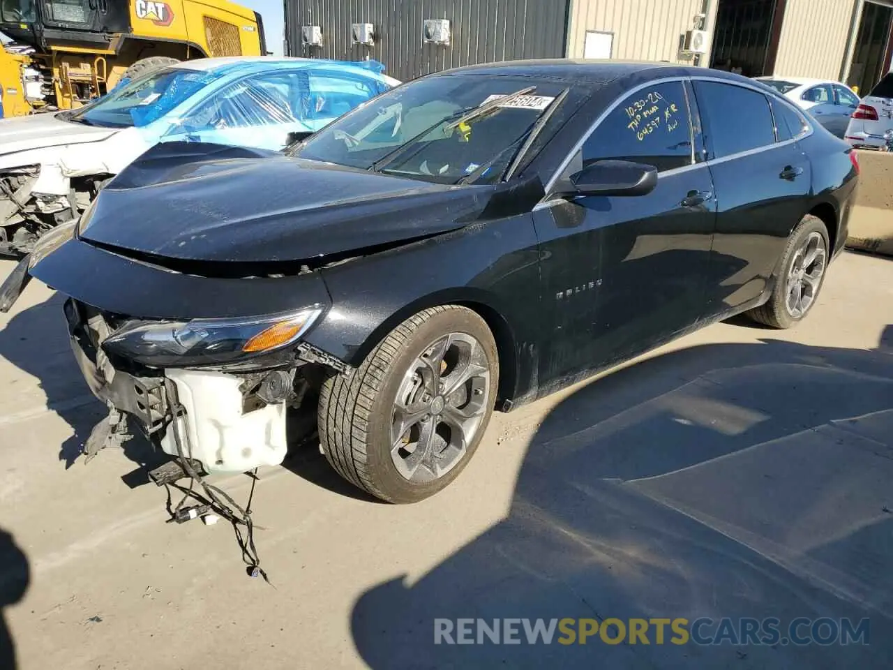 1 fotografías del automóvil dañado 1G1ZD5ST7NF197262 CHEVROLET MALIBU 2022