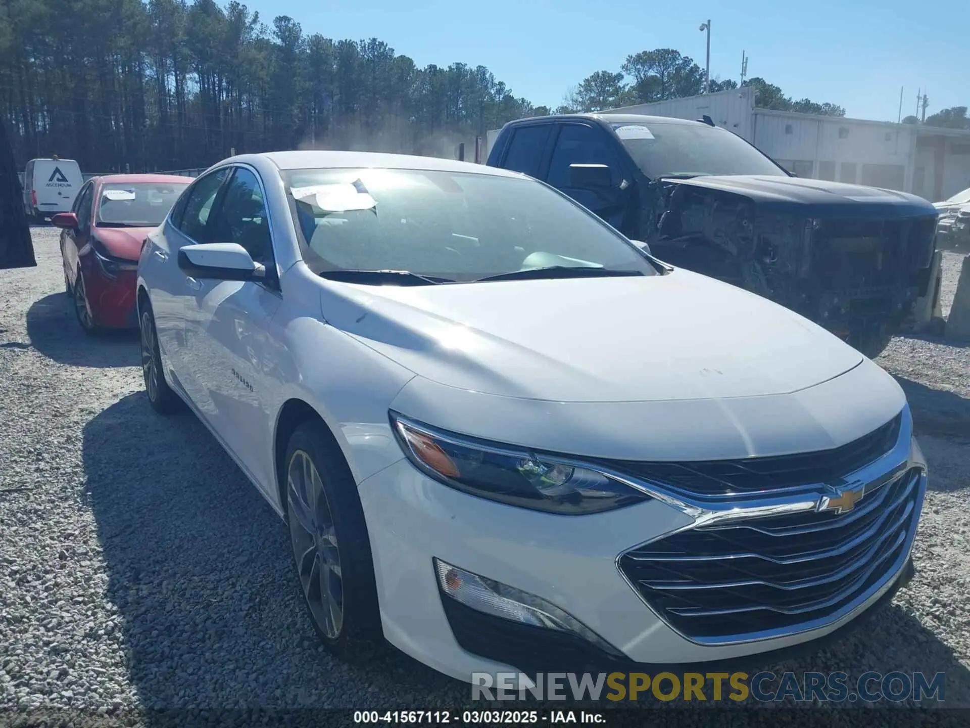1 fotografías del automóvil dañado 1G1ZD5ST8NF110291 CHEVROLET MALIBU 2022