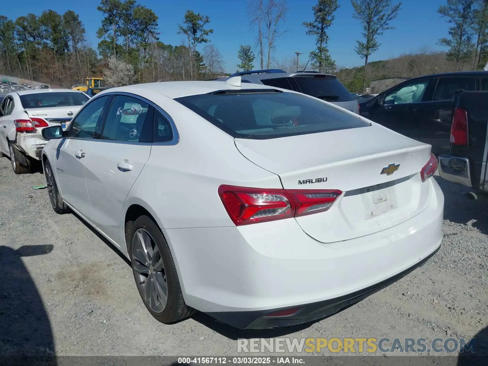 3 fotografías del automóvil dañado 1G1ZD5ST8NF110291 CHEVROLET MALIBU 2022