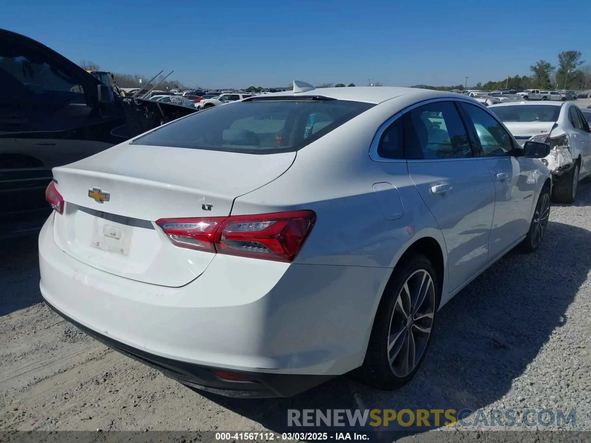 4 fotografías del automóvil dañado 1G1ZD5ST8NF110291 CHEVROLET MALIBU 2022