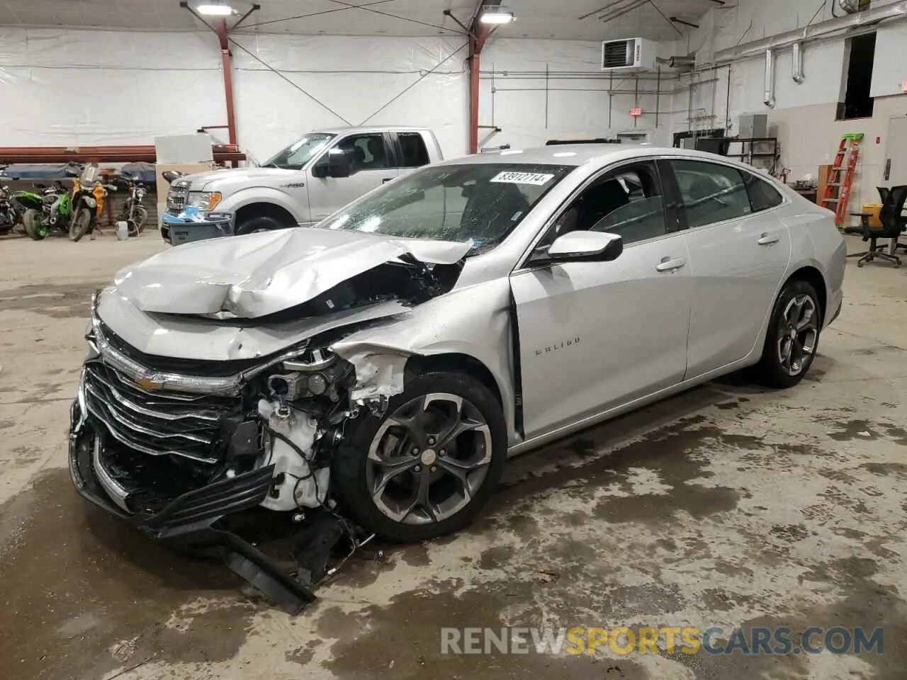 1 fotografías del automóvil dañado 1G1ZD5ST8NF112607 CHEVROLET MALIBU 2022