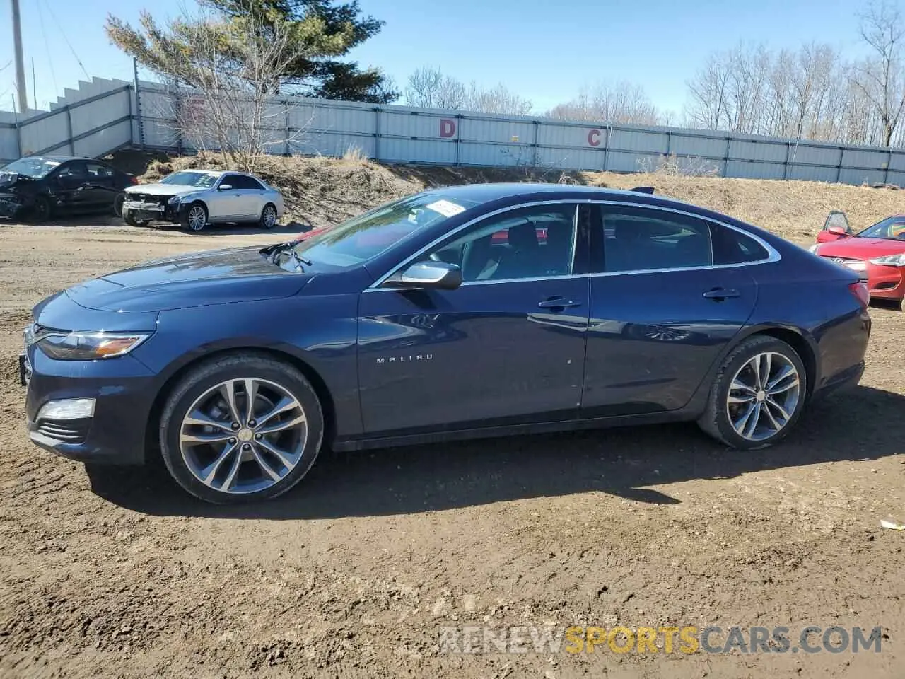 1 fotografías del automóvil dañado 1G1ZD5ST8NF115801 CHEVROLET MALIBU 2022