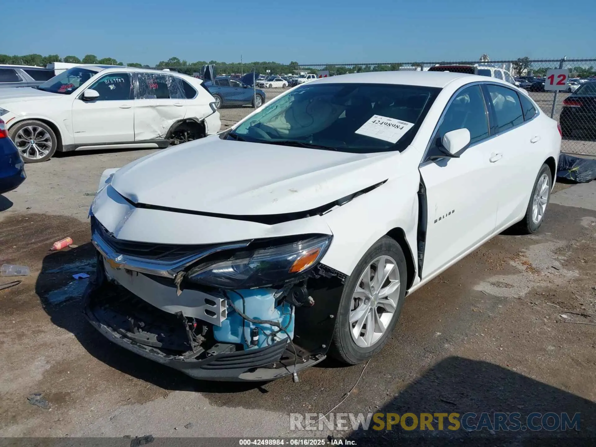 2 fotografías del automóvil dañado 1G1ZD5ST8NF133084 CHEVROLET MALIBU 2022