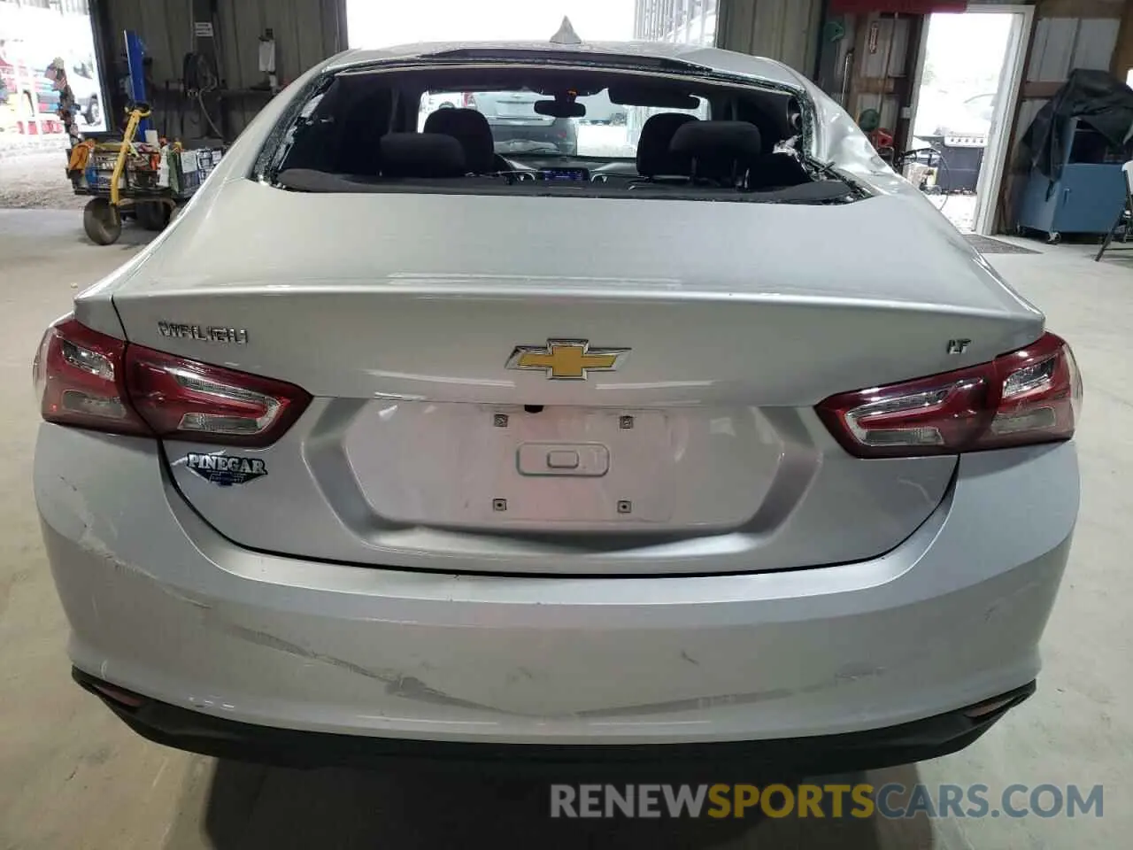 6 fotografías del automóvil dañado 1G1ZD5ST8NF147695 CHEVROLET MALIBU 2022
