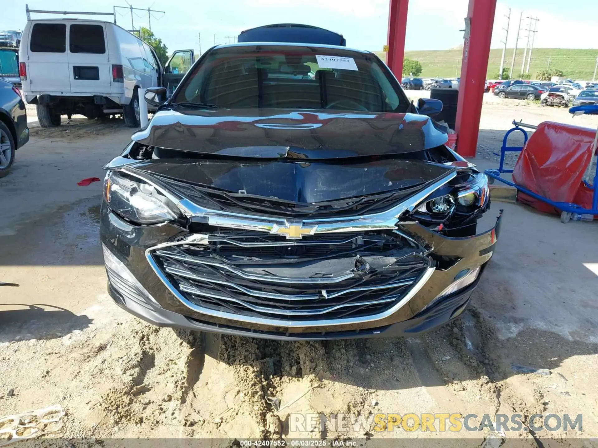 6 fotografías del automóvil dañado 1G1ZD5ST8NF173651 CHEVROLET MALIBU 2022