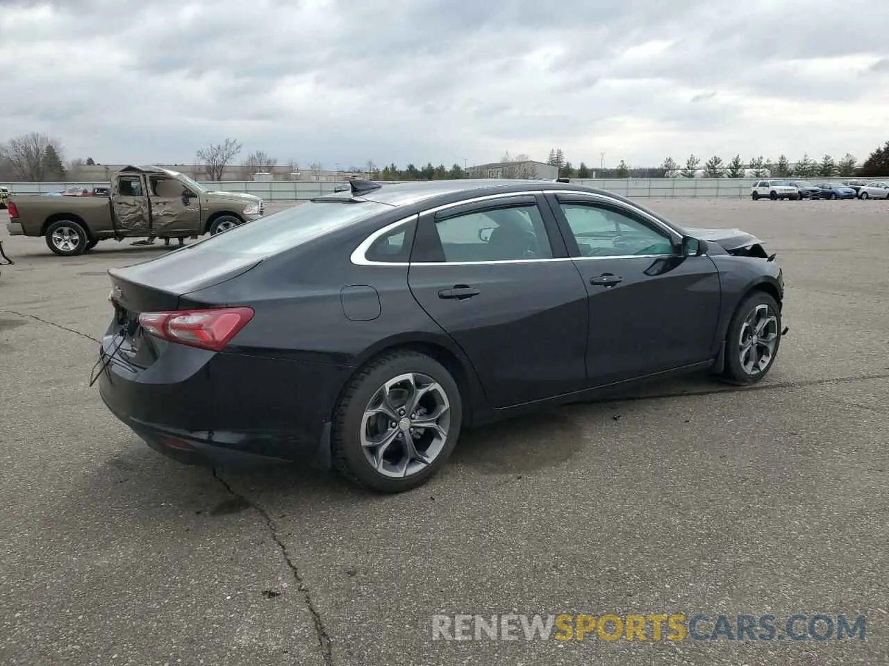 3 fotografías del automóvil dañado 1G1ZD5ST9NF105973 CHEVROLET MALIBU 2022