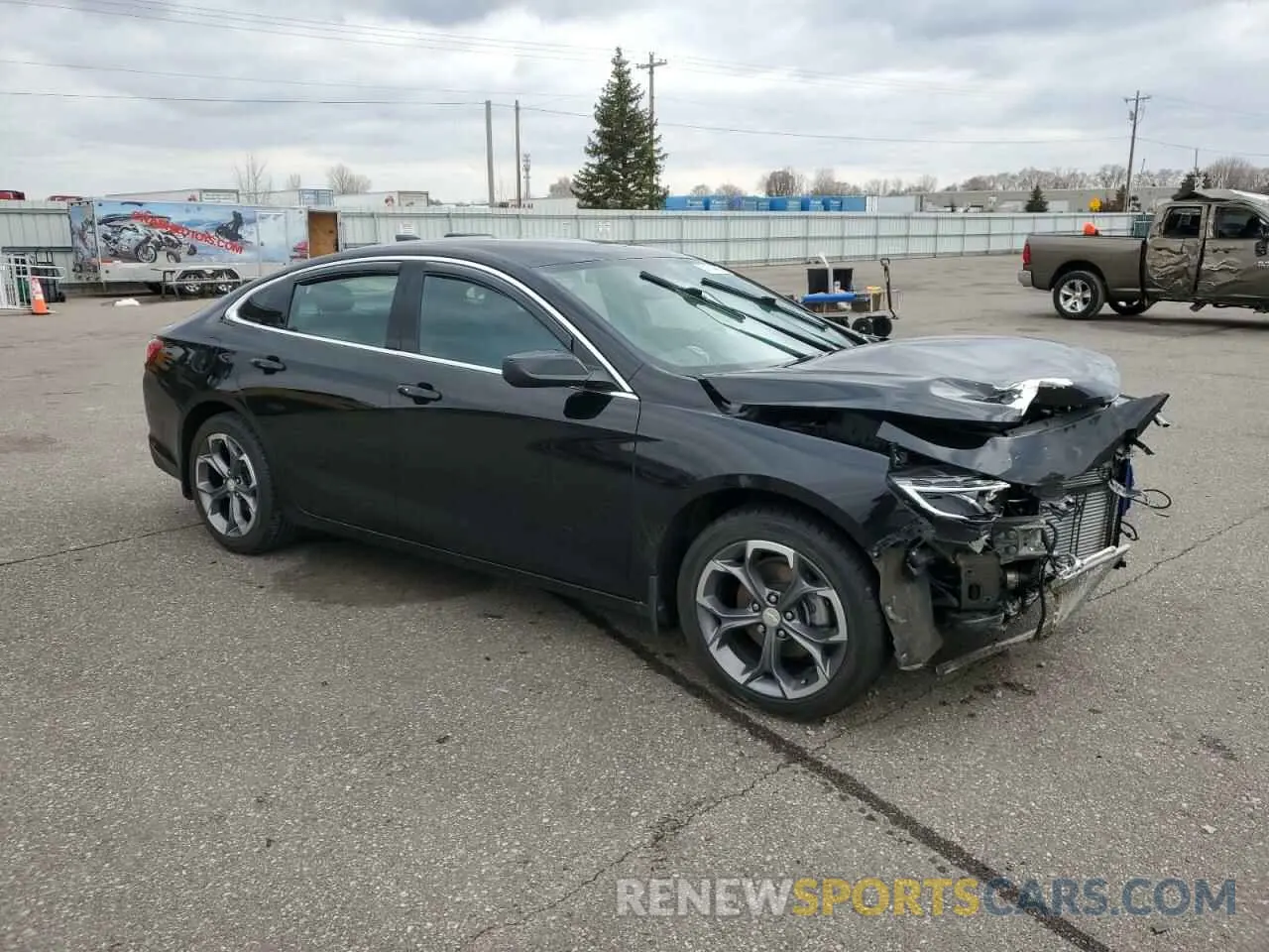 4 fotografías del automóvil dañado 1G1ZD5ST9NF105973 CHEVROLET MALIBU 2022
