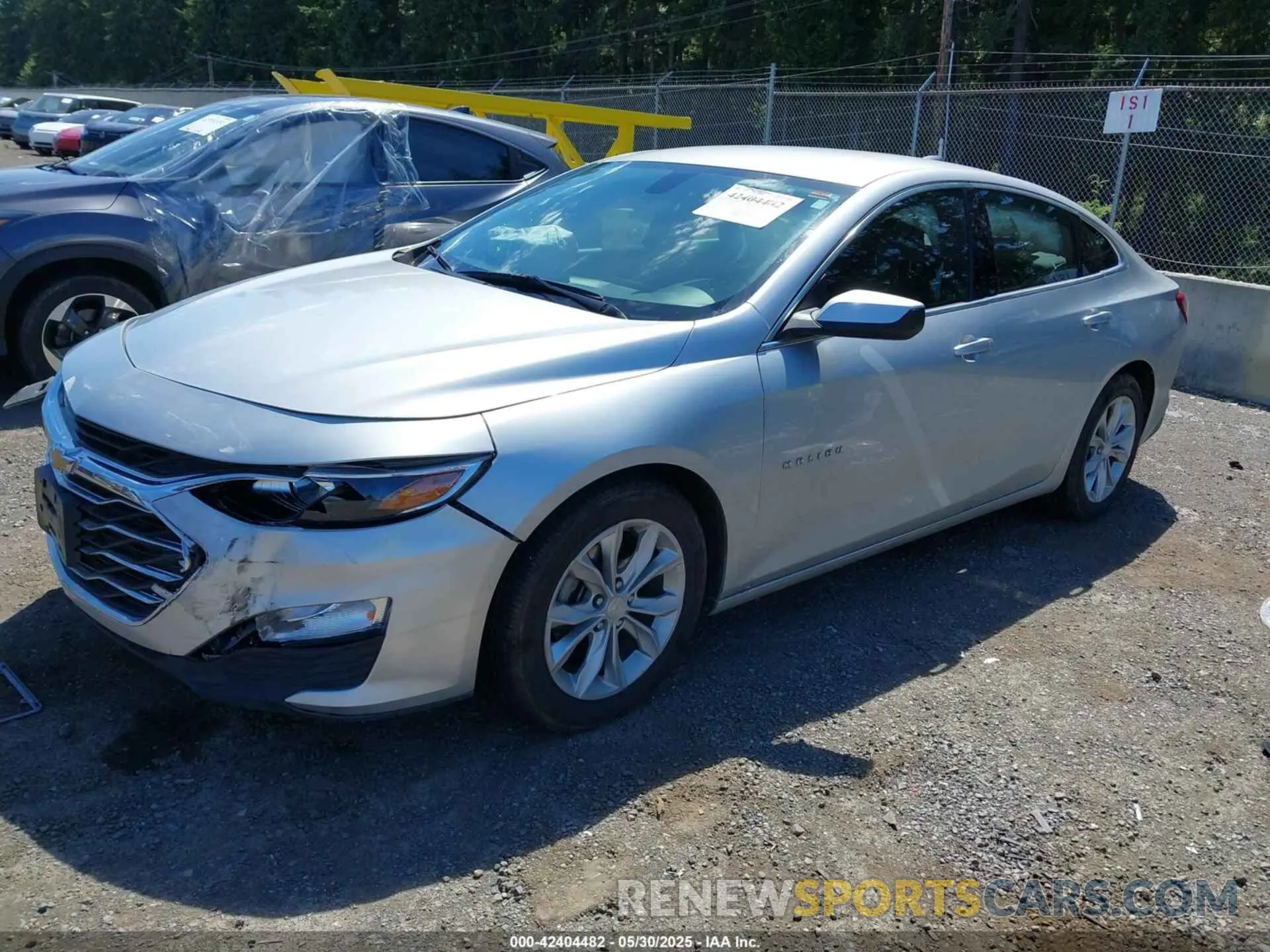 2 fotografías del automóvil dañado 1G1ZD5ST9NF110879 CHEVROLET MALIBU 2022