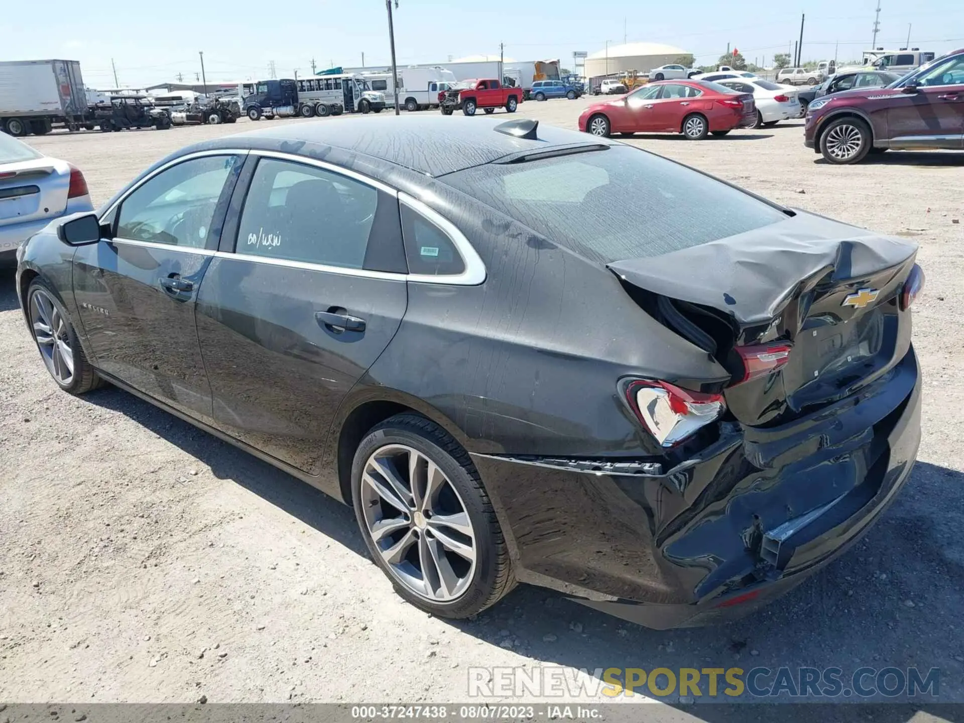 3 fotografías del automóvil dañado 1G1ZD5ST9NF114687 CHEVROLET MALIBU 2022