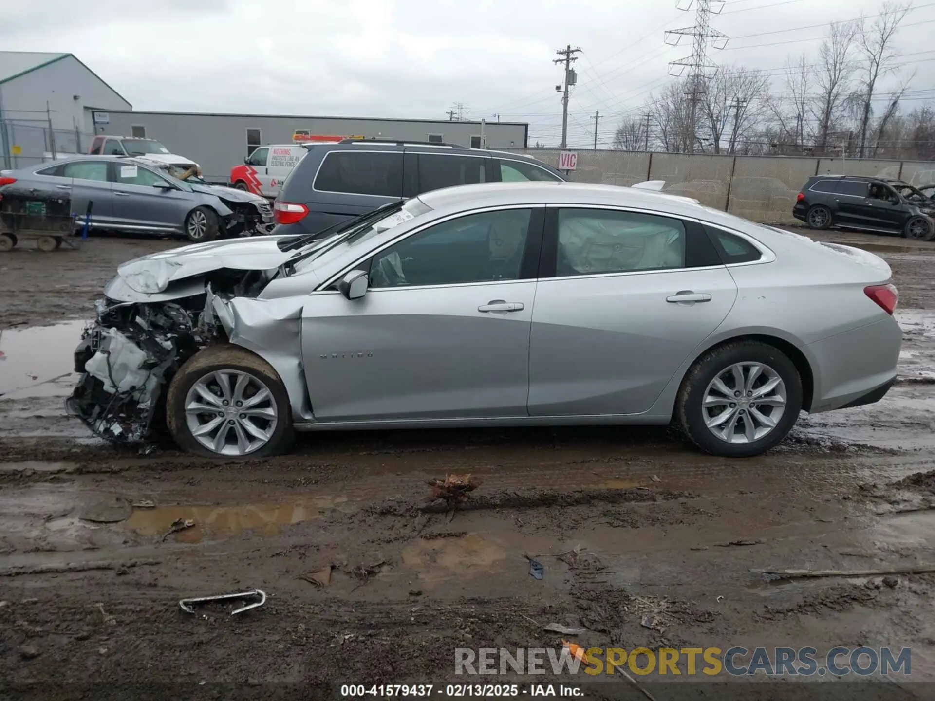 14 fotografías del automóvil dañado 1G1ZD5ST9NF126211 CHEVROLET MALIBU 2022