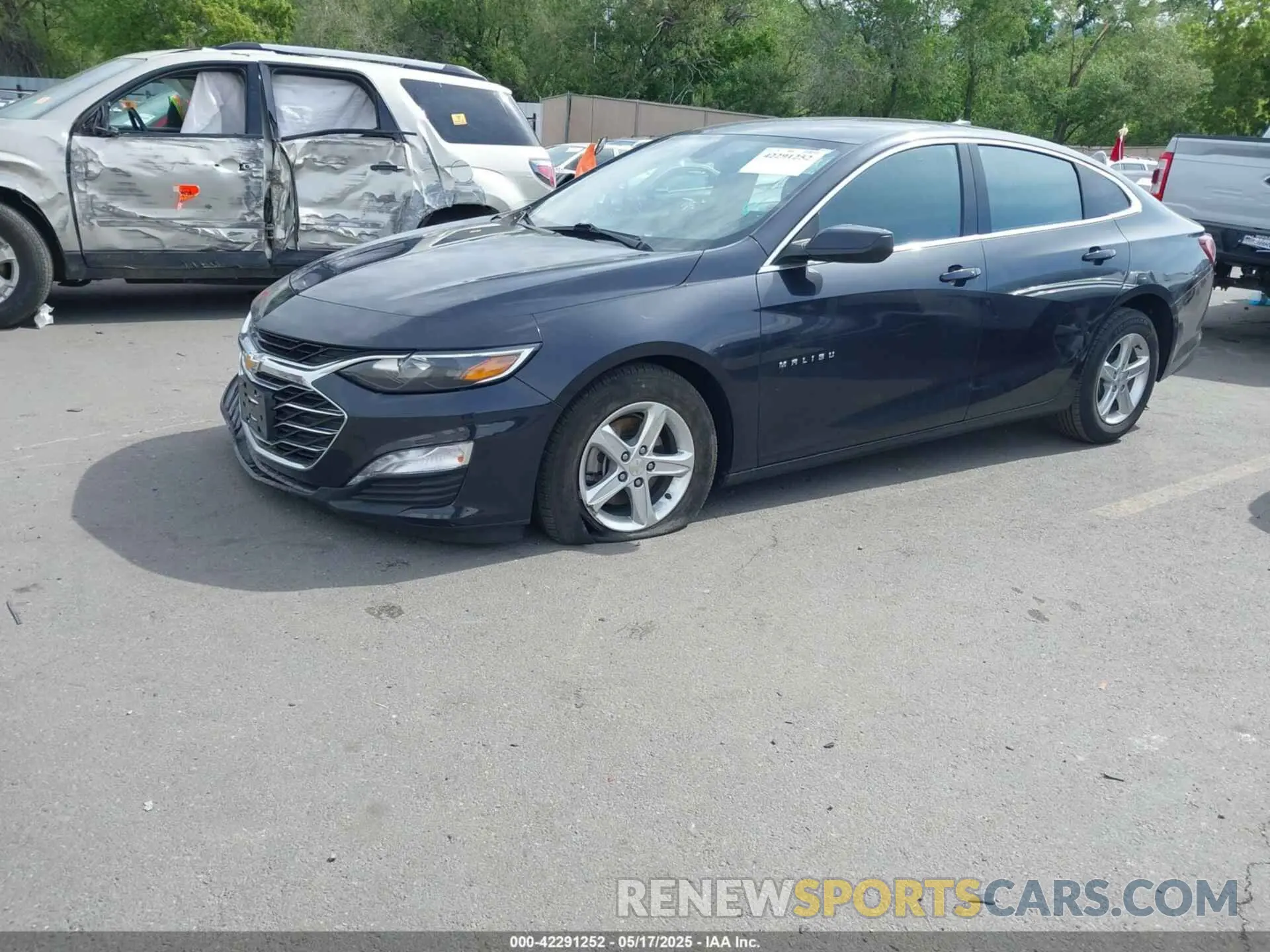 2 fotografías del automóvil dañado 1G1ZD5ST9NF134311 CHEVROLET MALIBU 2022