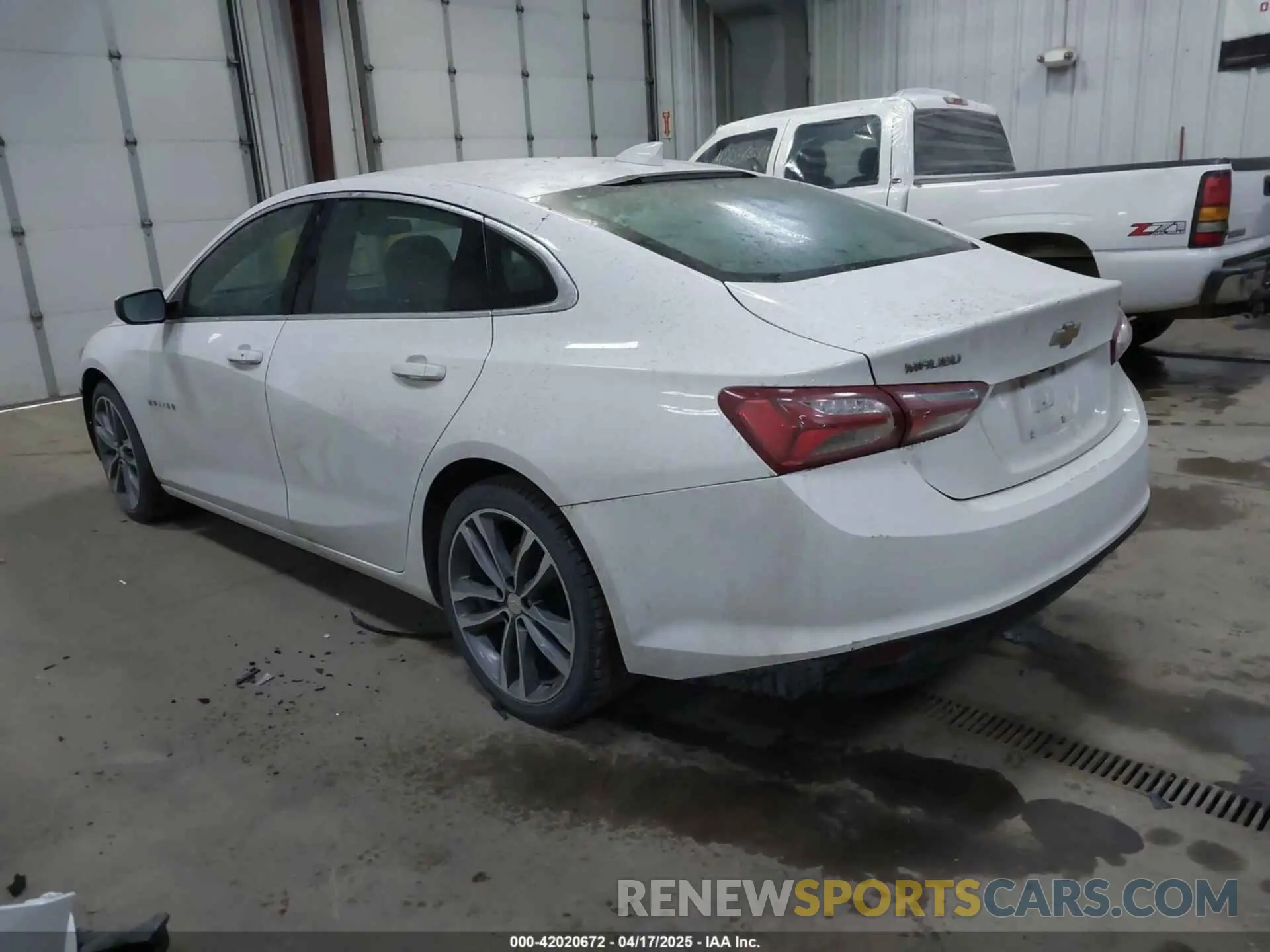 3 fotografías del automóvil dañado 1G1ZD5ST9NF160990 CHEVROLET MALIBU 2022