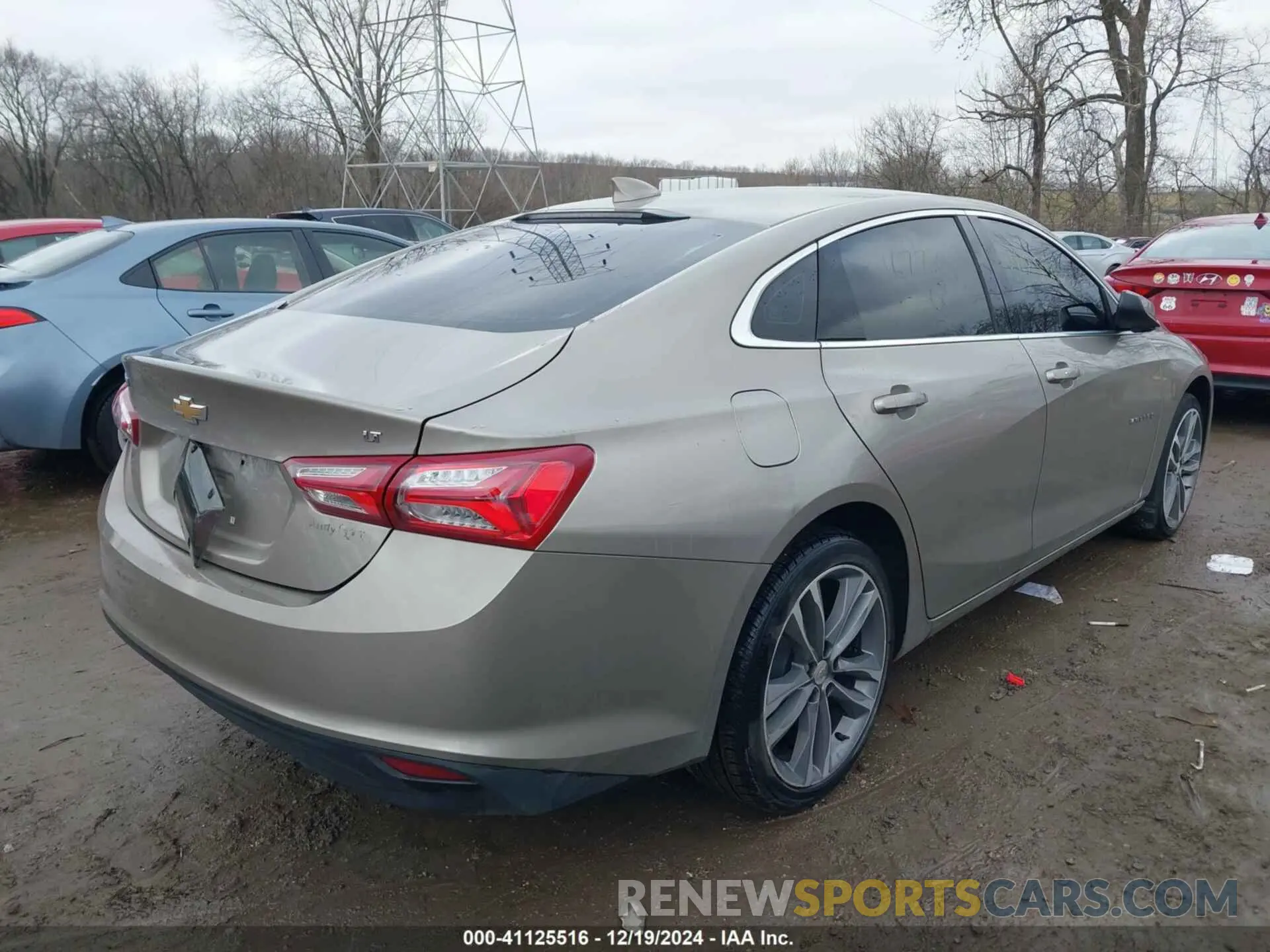 4 fotografías del automóvil dañado 1G1ZD5ST9NF165302 CHEVROLET MALIBU 2022