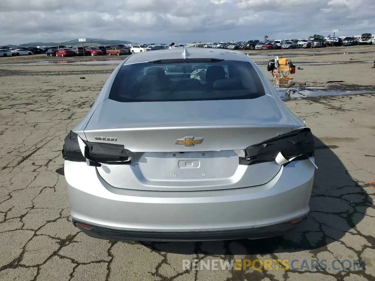 6 fotografías del automóvil dañado 1G1ZD5ST9NF174145 CHEVROLET MALIBU 2022