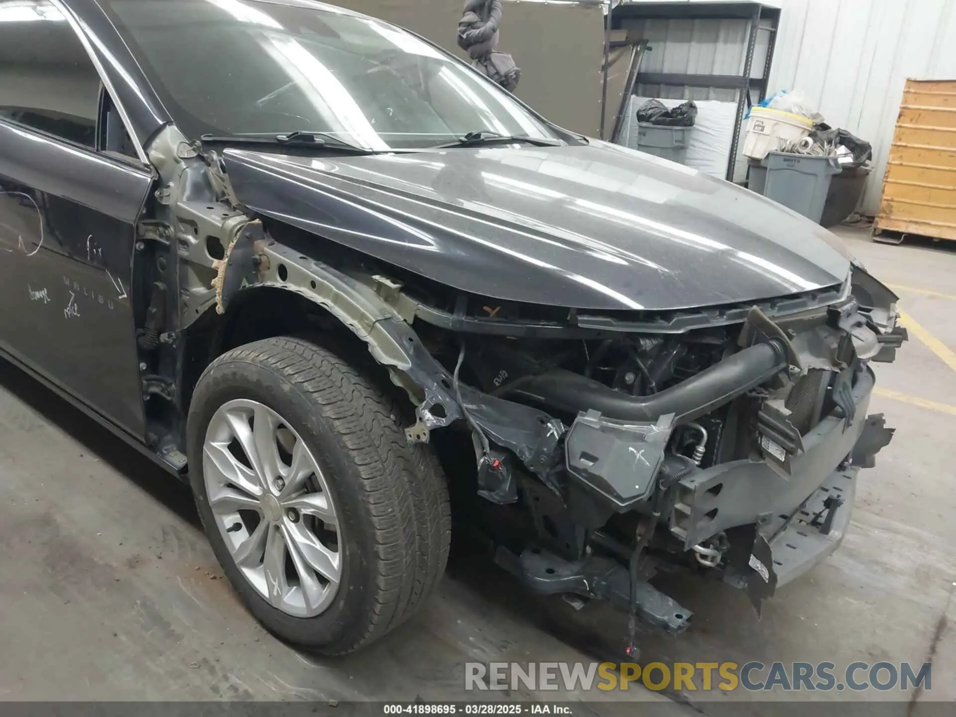 6 fotografías del automóvil dañado 1G1ZD5STXNF112463 CHEVROLET MALIBU 2022
