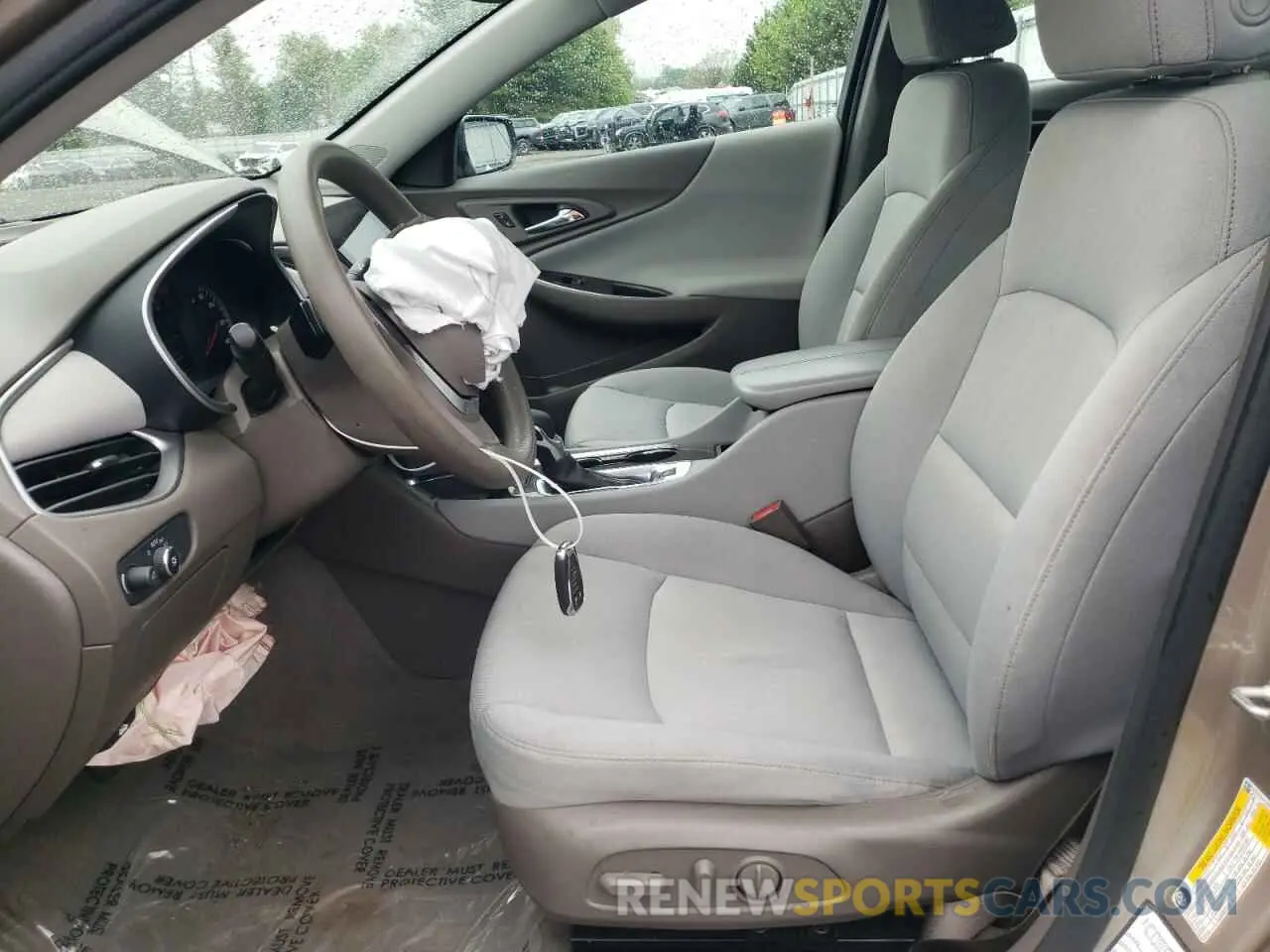 7 fotografías del automóvil dañado 1G1ZD5STXNF115072 CHEVROLET MALIBU 2022