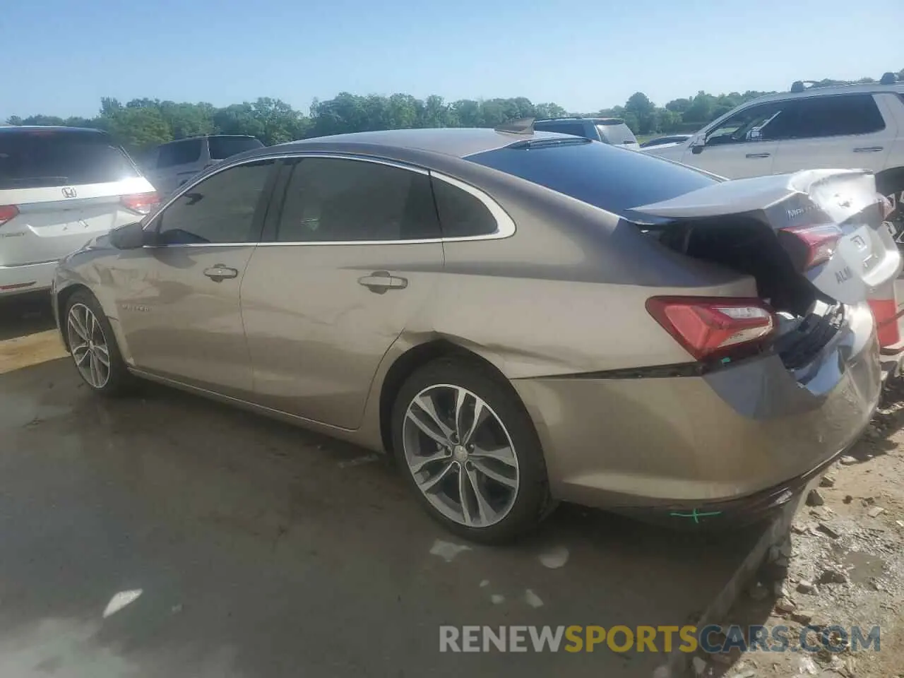 2 fotografías del automóvil dañado 1G1ZD5STXNF121468 CHEVROLET MALIBU 2022