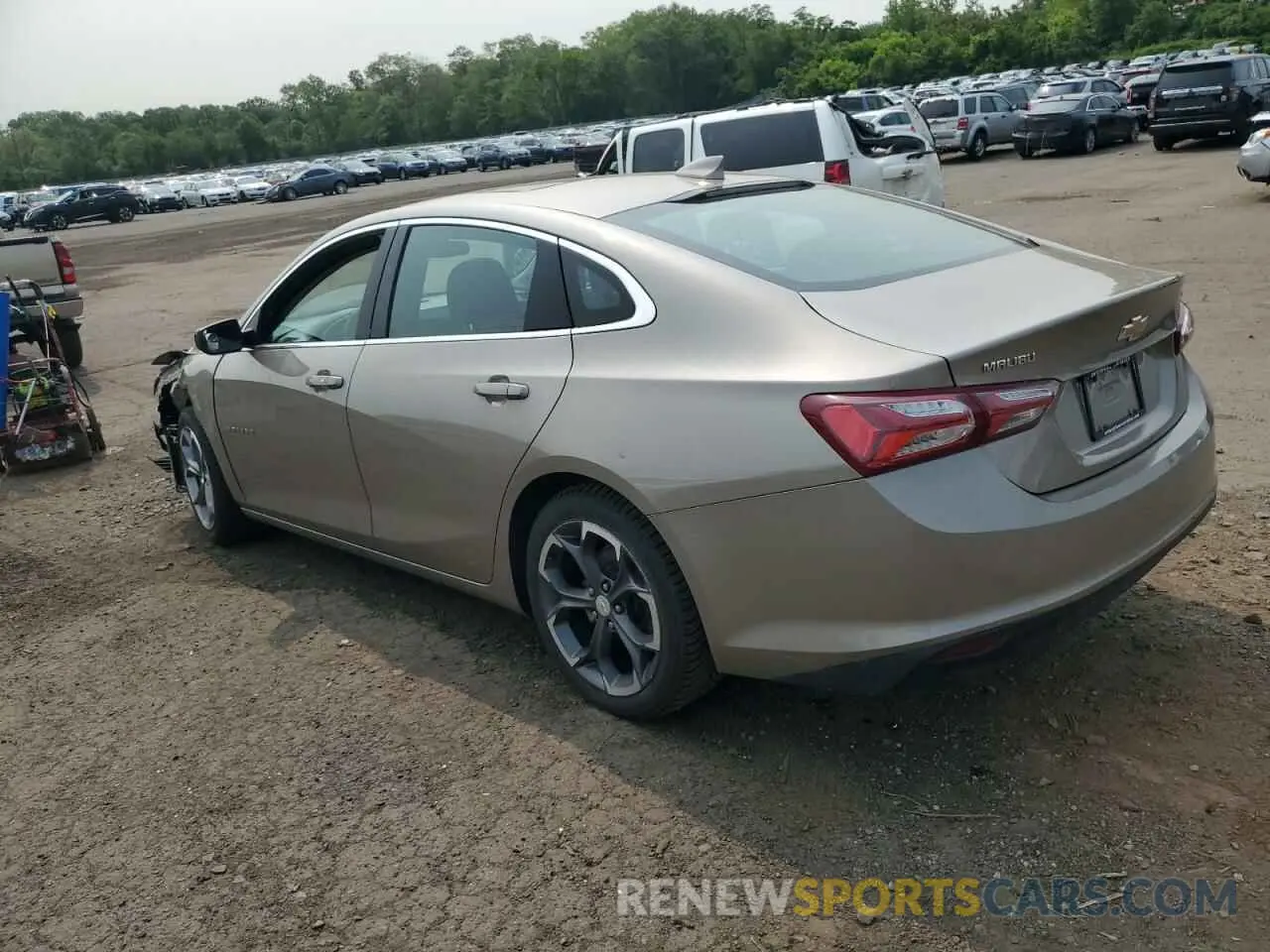 2 fotografías del automóvil dañado 1G1ZD5STXNF124886 CHEVROLET MALIBU 2022