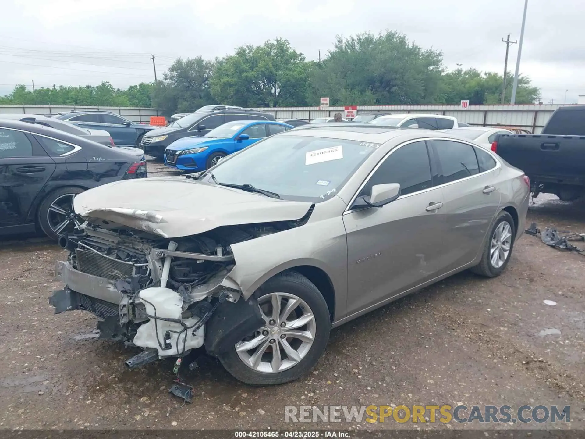 2 fotografías del automóvil dañado 1G1ZD5STXNF150923 CHEVROLET MALIBU 2022