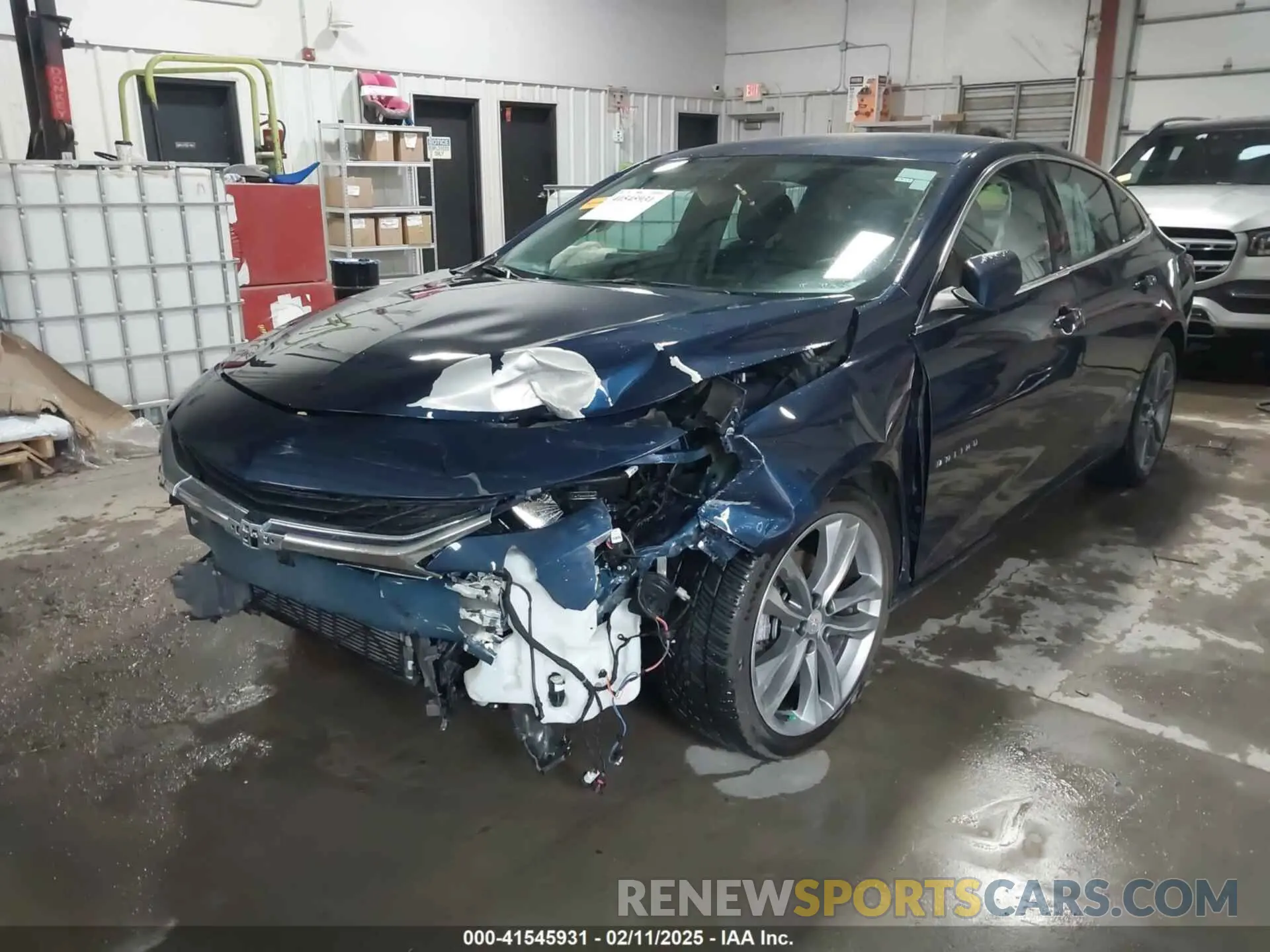 2 fotografías del automóvil dañado 1G1ZD5STXNF166717 CHEVROLET MALIBU 2022