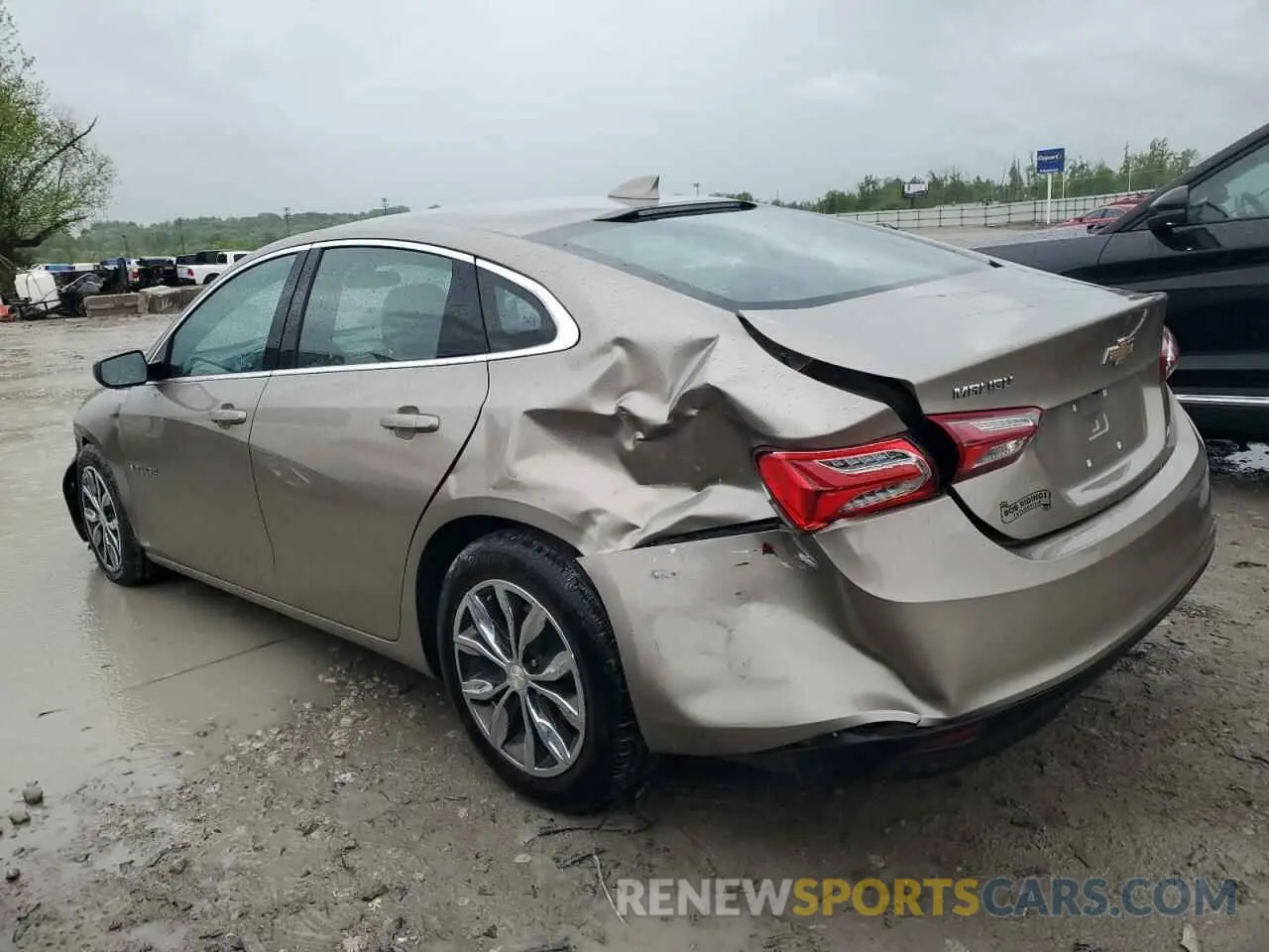 2 fotografías del automóvil dañado 1G1ZD5STXNF178009 CHEVROLET MALIBU 2022