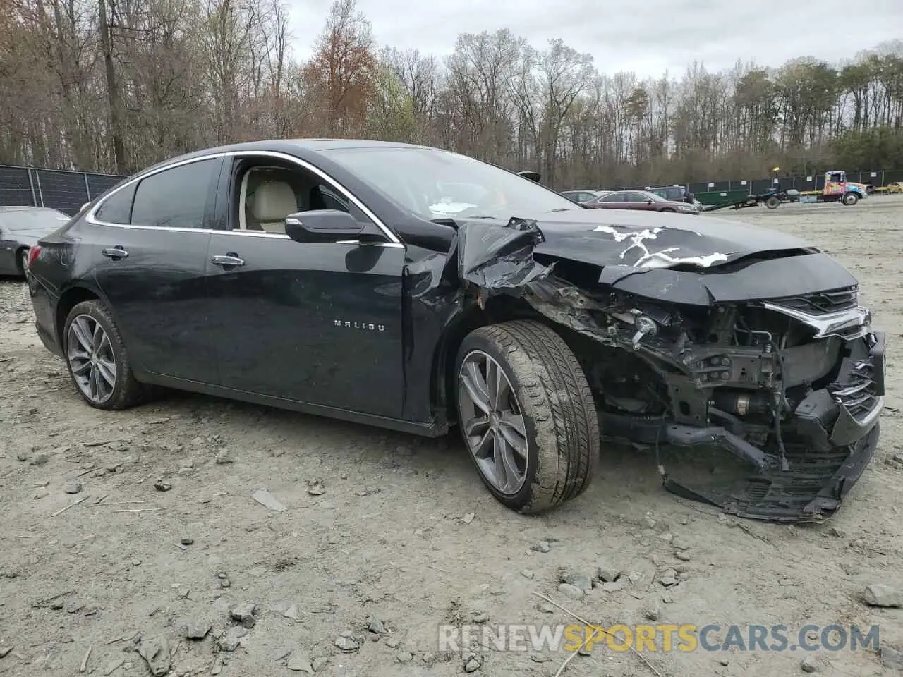 4 fotografías del automóvil dañado 1G1ZE5SX4NF194254 CHEVROLET MALIBU 2022