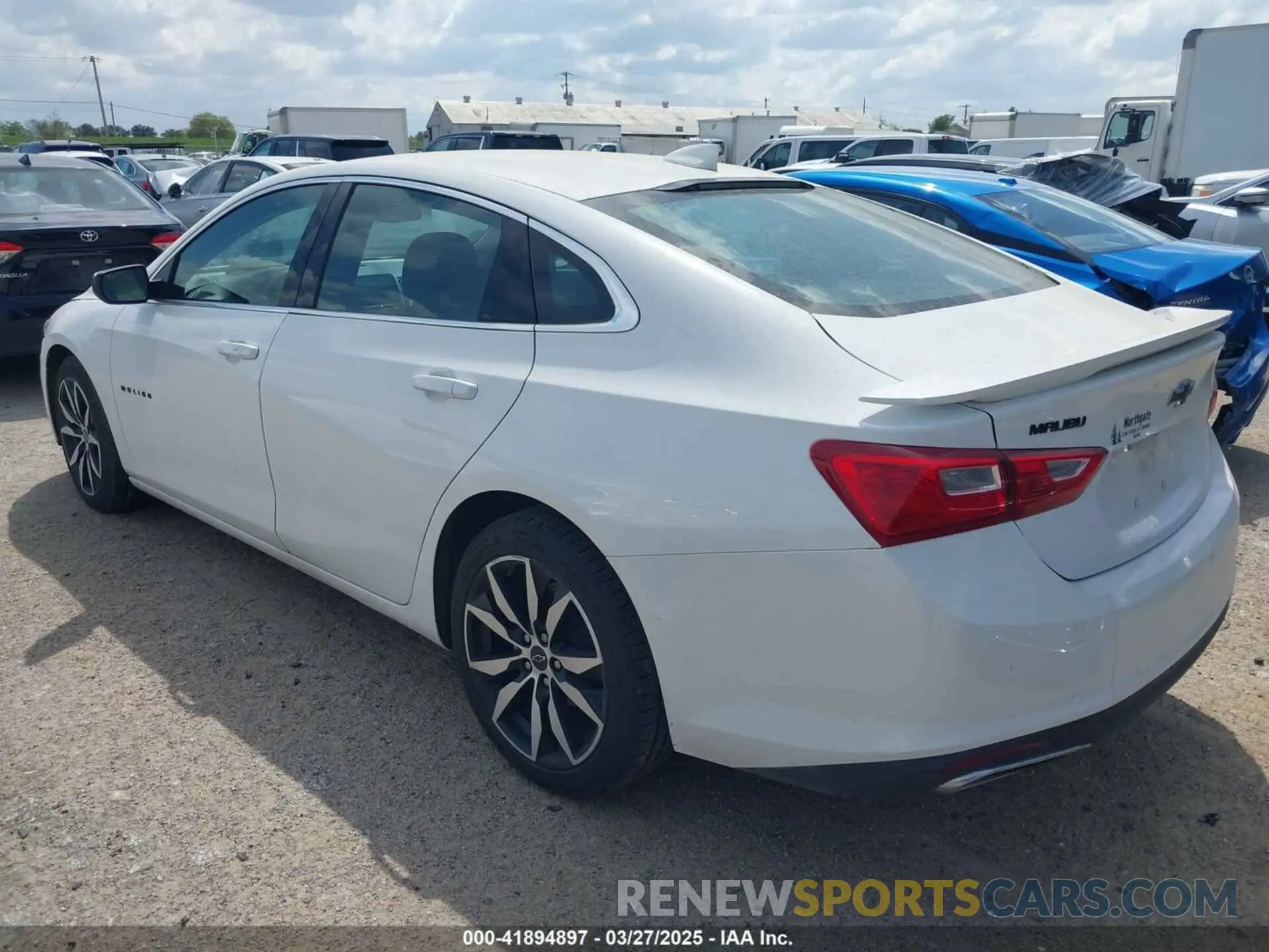 3 fotografías del automóvil dañado 1G1ZG5ST0NF207167 CHEVROLET MALIBU 2022