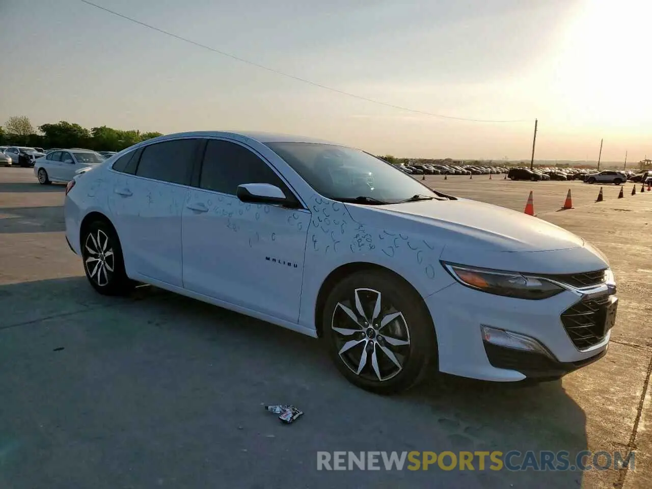 4 fotografías del automóvil dañado 1G1ZG5ST1NF105537 CHEVROLET MALIBU 2022