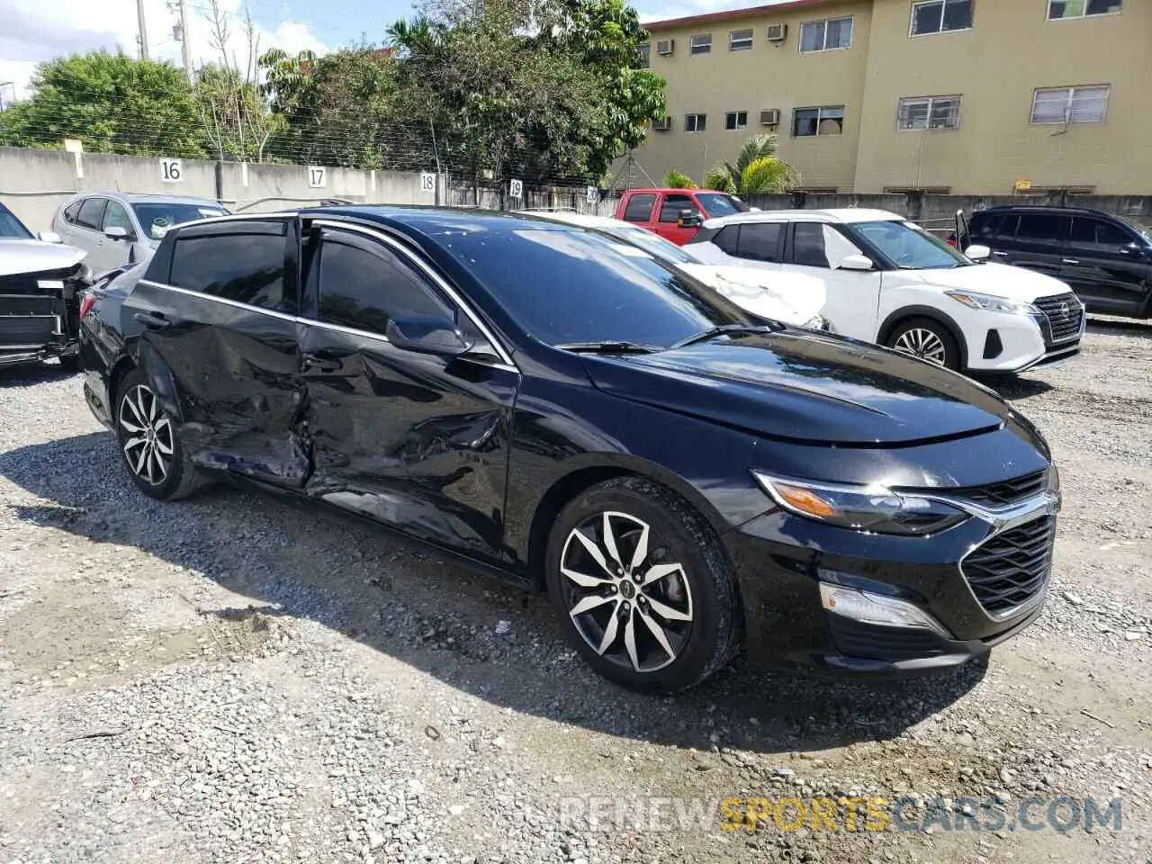 4 fotografías del automóvil dañado 1G1ZG5ST2NF205808 CHEVROLET MALIBU 2022