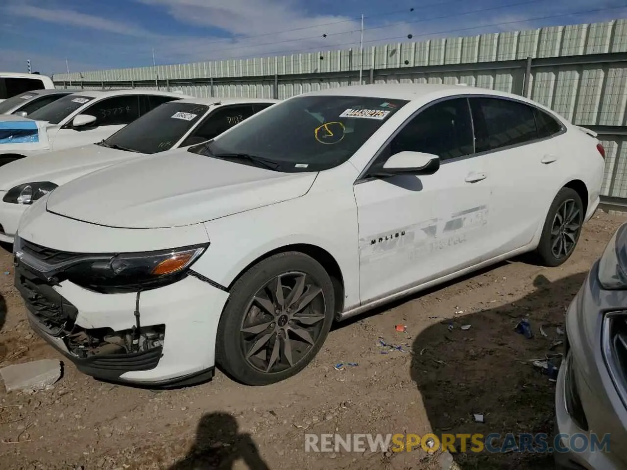 1 fotografías del automóvil dañado 1G1ZG5ST3NF216137 CHEVROLET MALIBU 2022