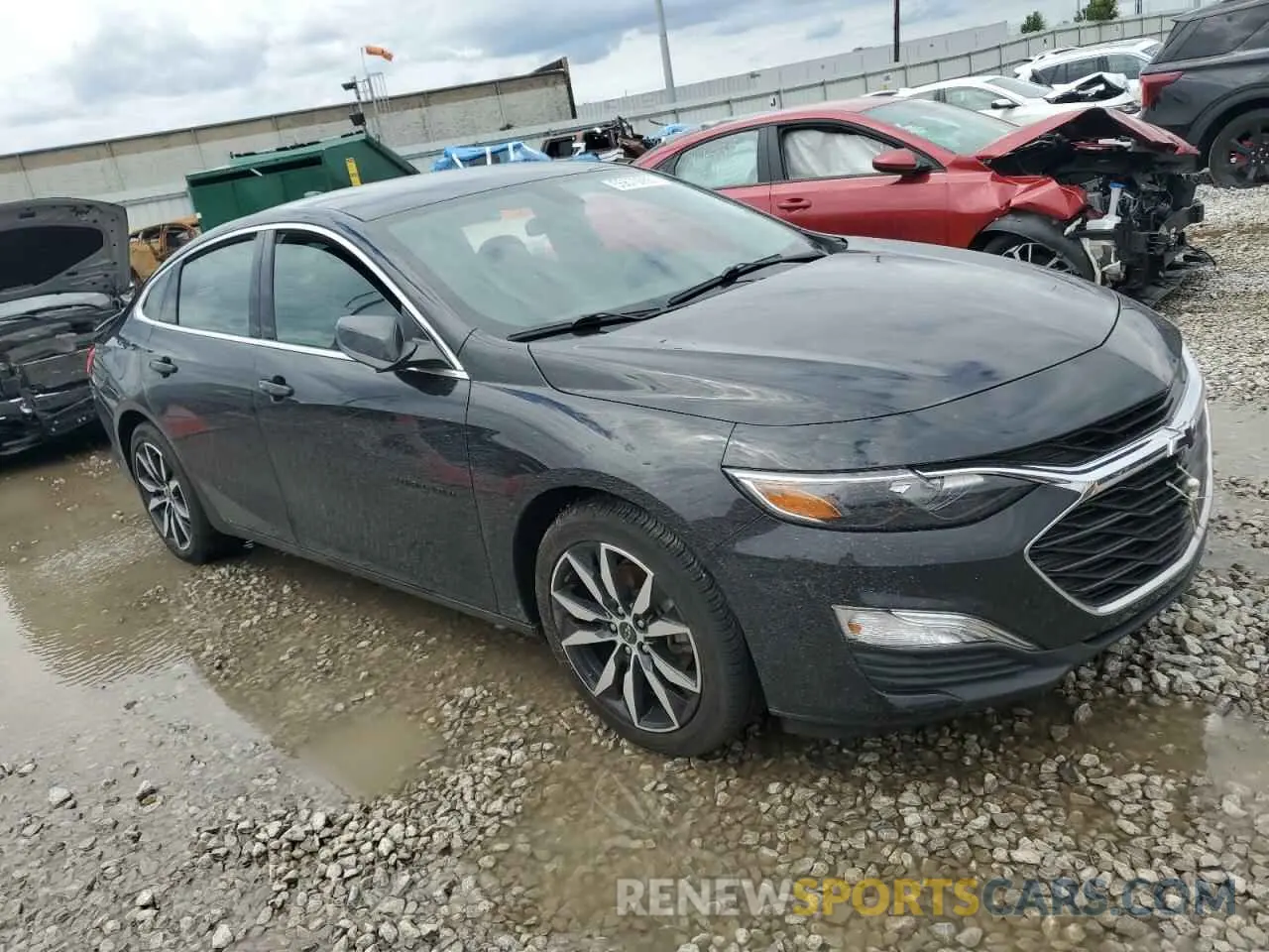 4 fotografías del automóvil dañado 1G1ZG5ST4NF212369 CHEVROLET MALIBU 2022