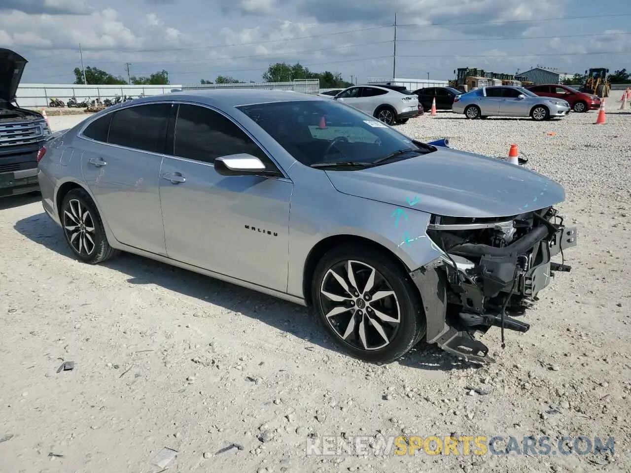 4 fotografías del automóvil dañado 1G1ZG5ST7NF115621 CHEVROLET MALIBU 2022
