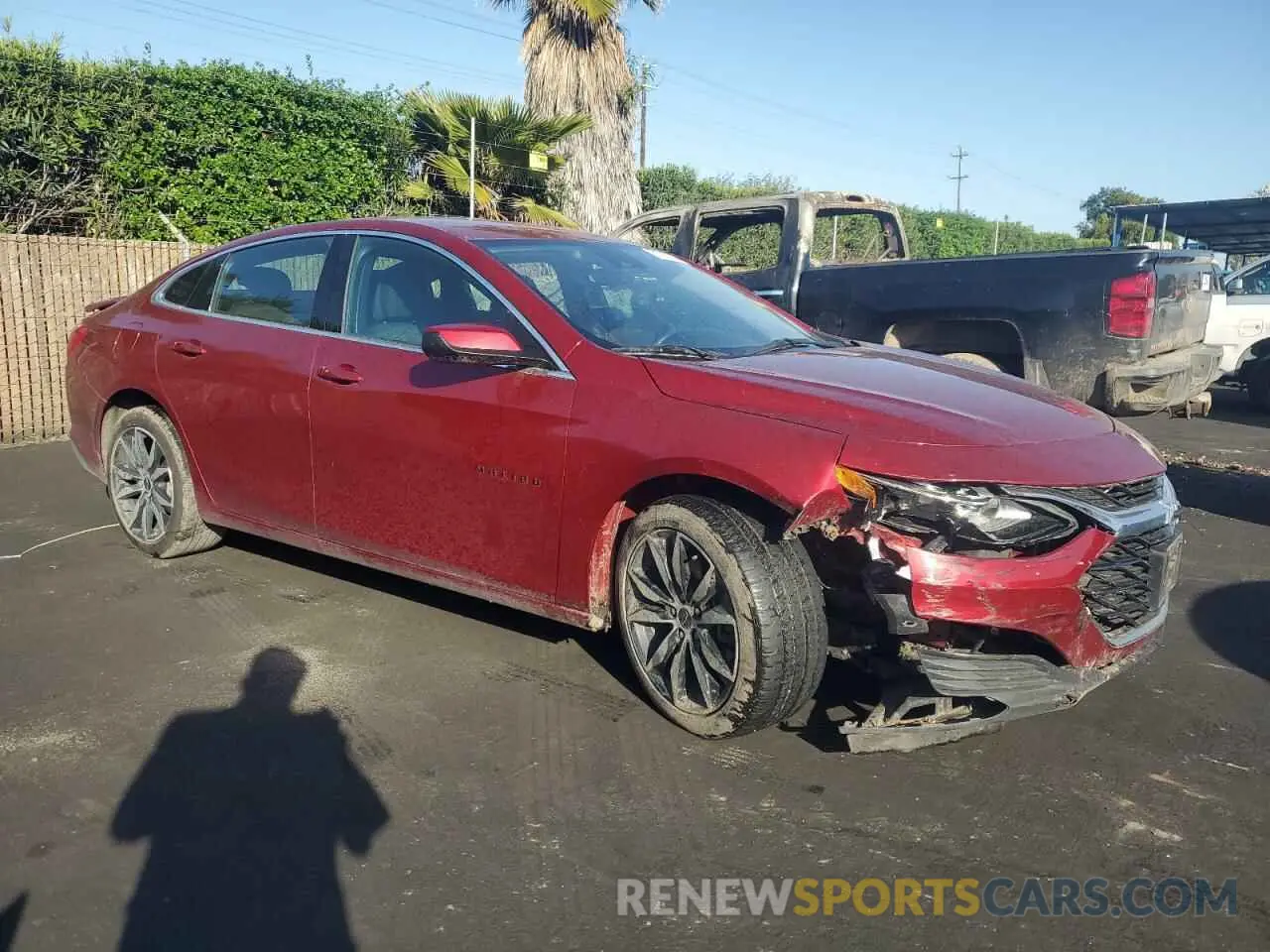 4 fotografías del automóvil dañado 1G1ZG5ST8NF103896 CHEVROLET MALIBU 2022
