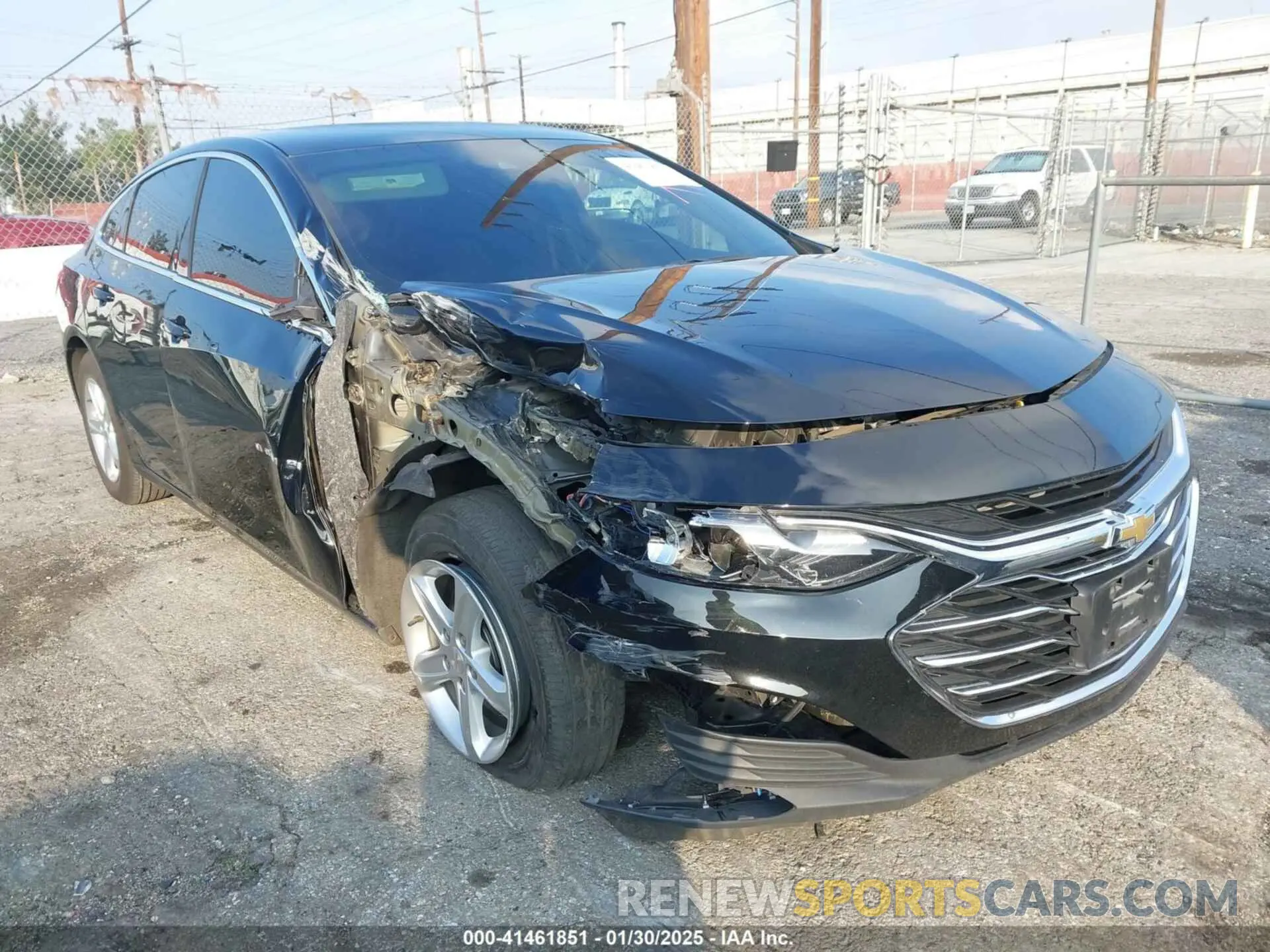 6 fotografías del automóvil dañado 1G1ZB5ST0PF124615 CHEVROLET MALIBU 2023
