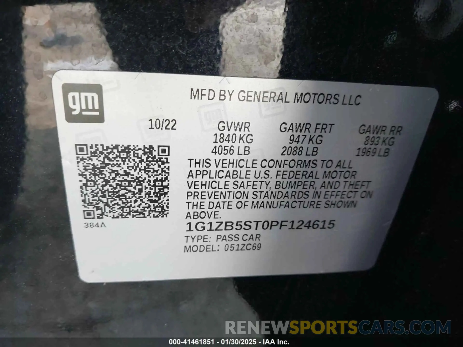 9 fotografías del automóvil dañado 1G1ZB5ST0PF124615 CHEVROLET MALIBU 2023