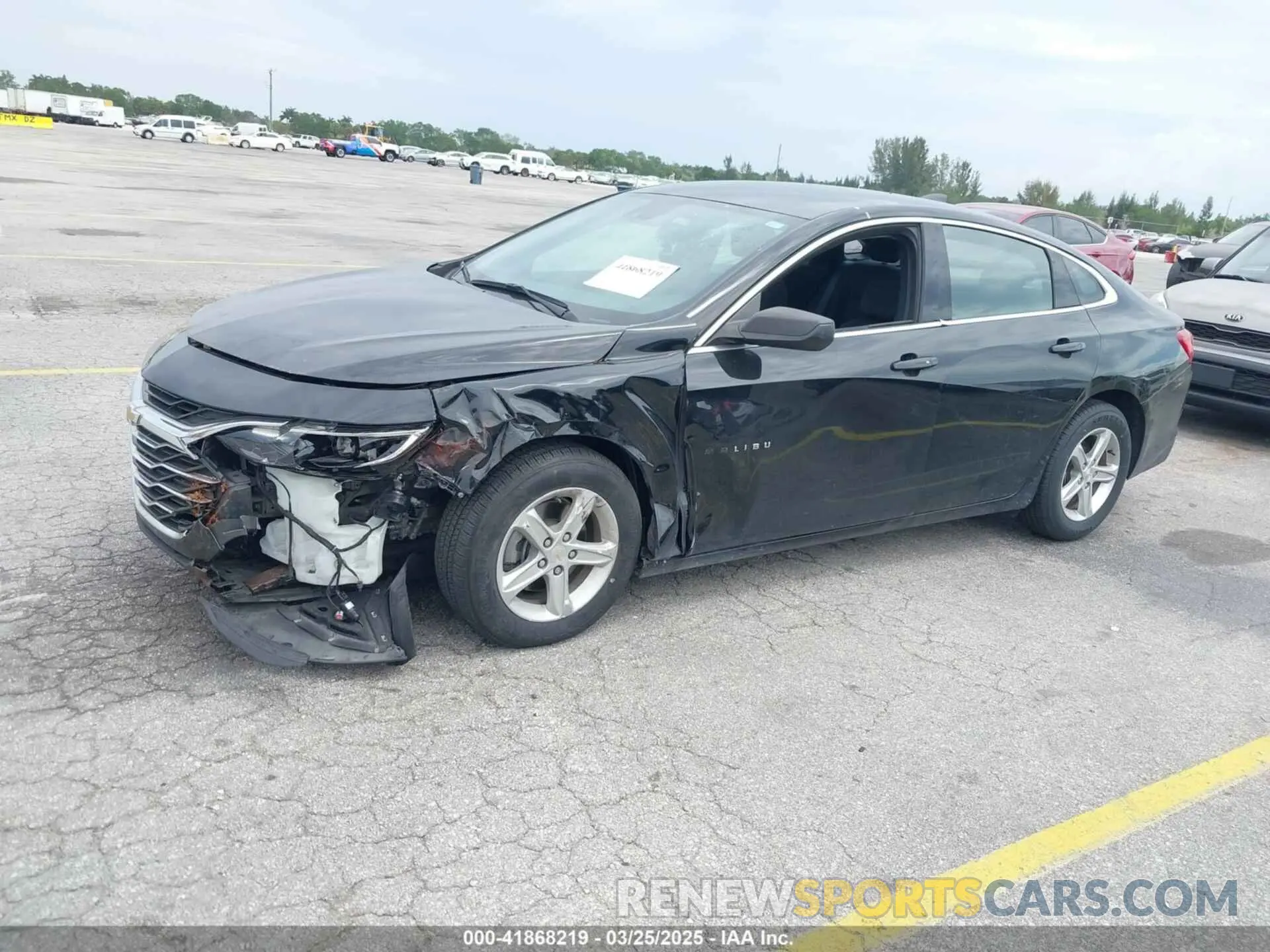 2 fotografías del automóvil dañado 1G1ZB5ST0PF124937 CHEVROLET MALIBU 2023