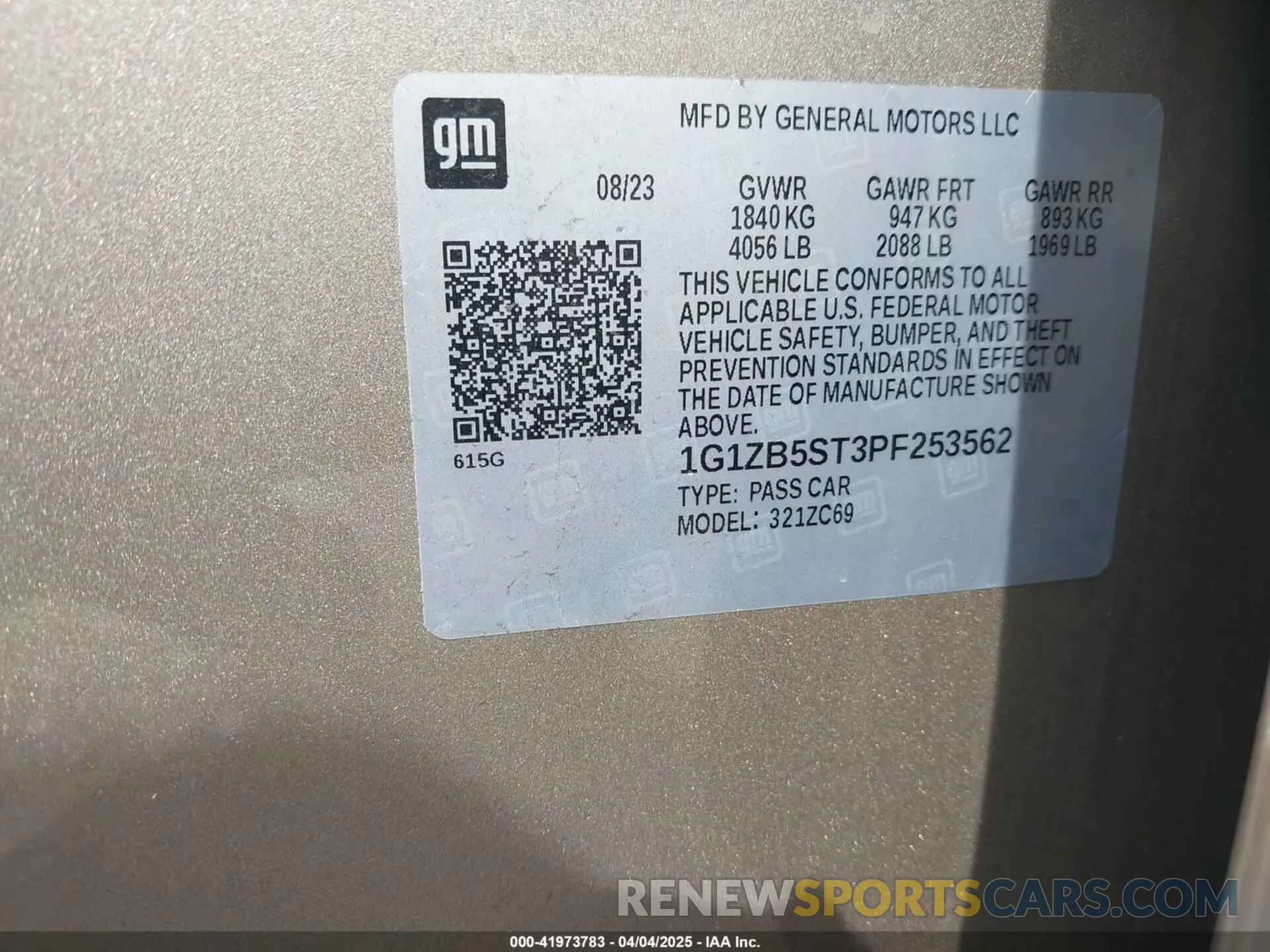 9 fotografías del automóvil dañado 1G1ZB5ST3PF253562 CHEVROLET MALIBU 2023