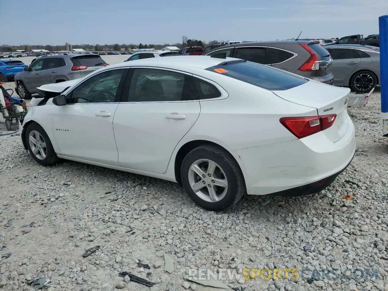 2 fotografías del automóvil dañado 1G1ZC5ST2PF126282 CHEVROLET MALIBU 2023
