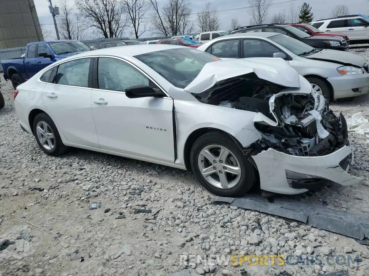 4 fotografías del automóvil dañado 1G1ZC5ST2PF126282 CHEVROLET MALIBU 2023