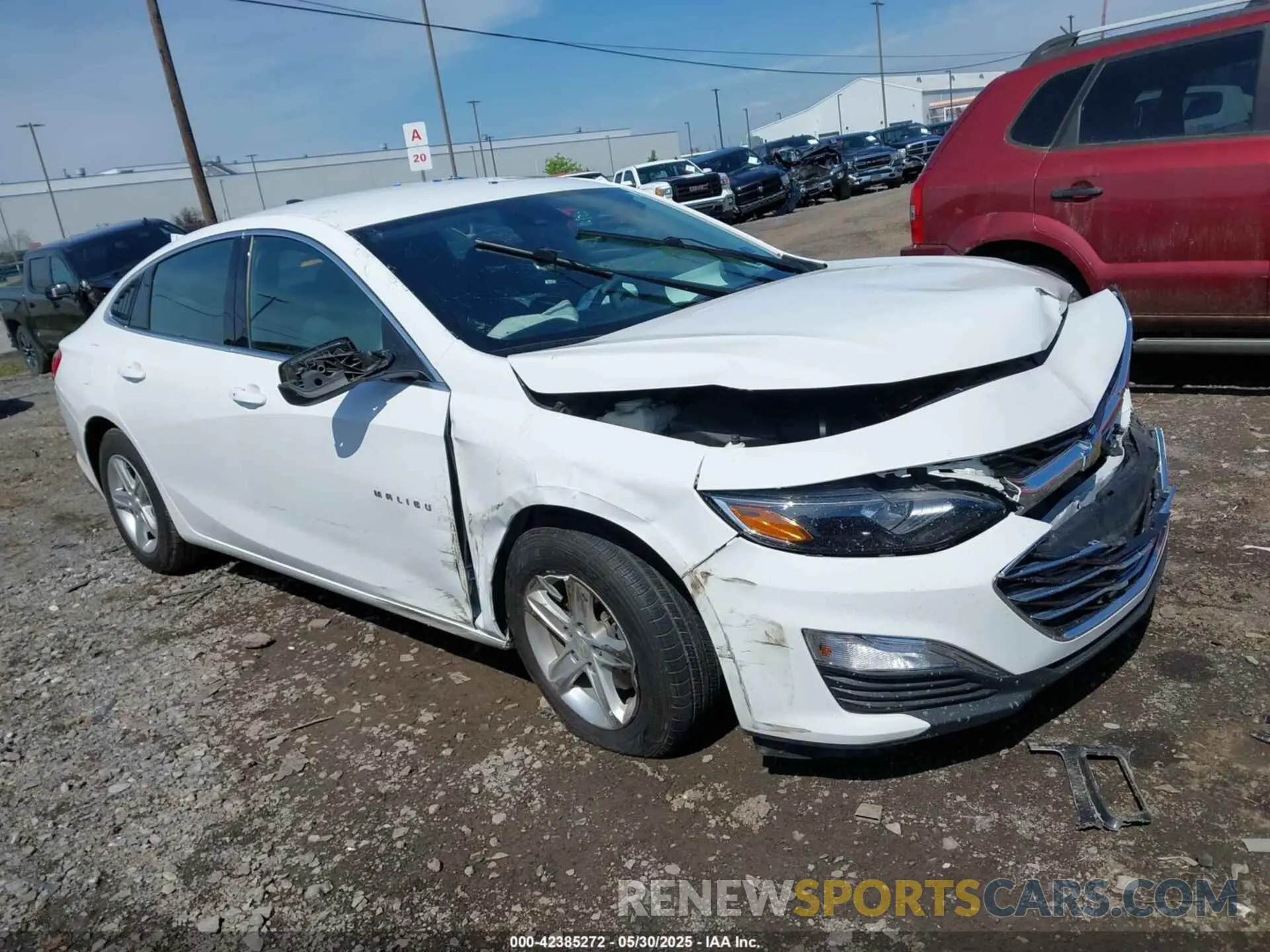 1 fotografías del automóvil dañado 1G1ZC5ST2PF147696 CHEVROLET MALIBU 2023