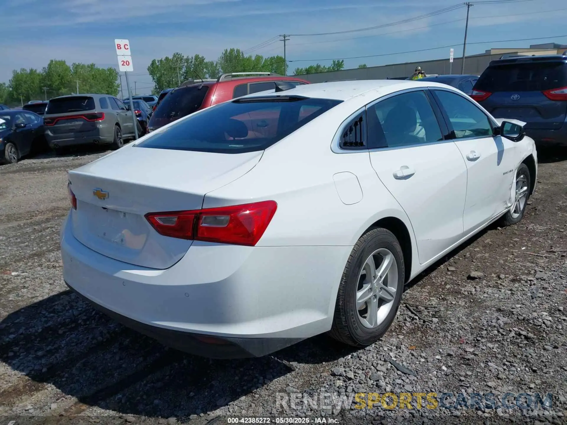 4 fotografías del automóvil dañado 1G1ZC5ST2PF147696 CHEVROLET MALIBU 2023