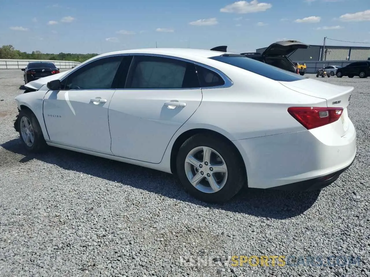 2 fotografías del automóvil dañado 1G1ZC5ST2PF218654 CHEVROLET MALIBU 2023